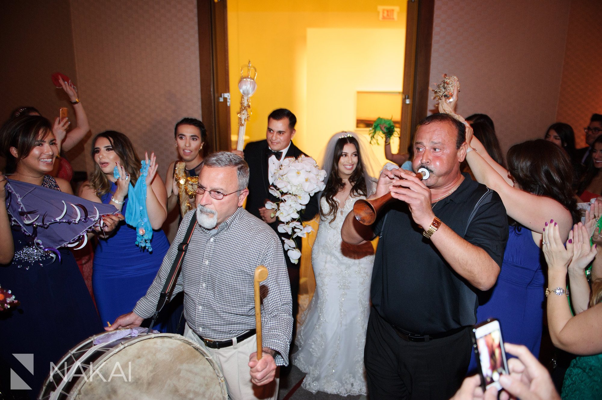 loews ohare wedding photo assyrian bride chicago