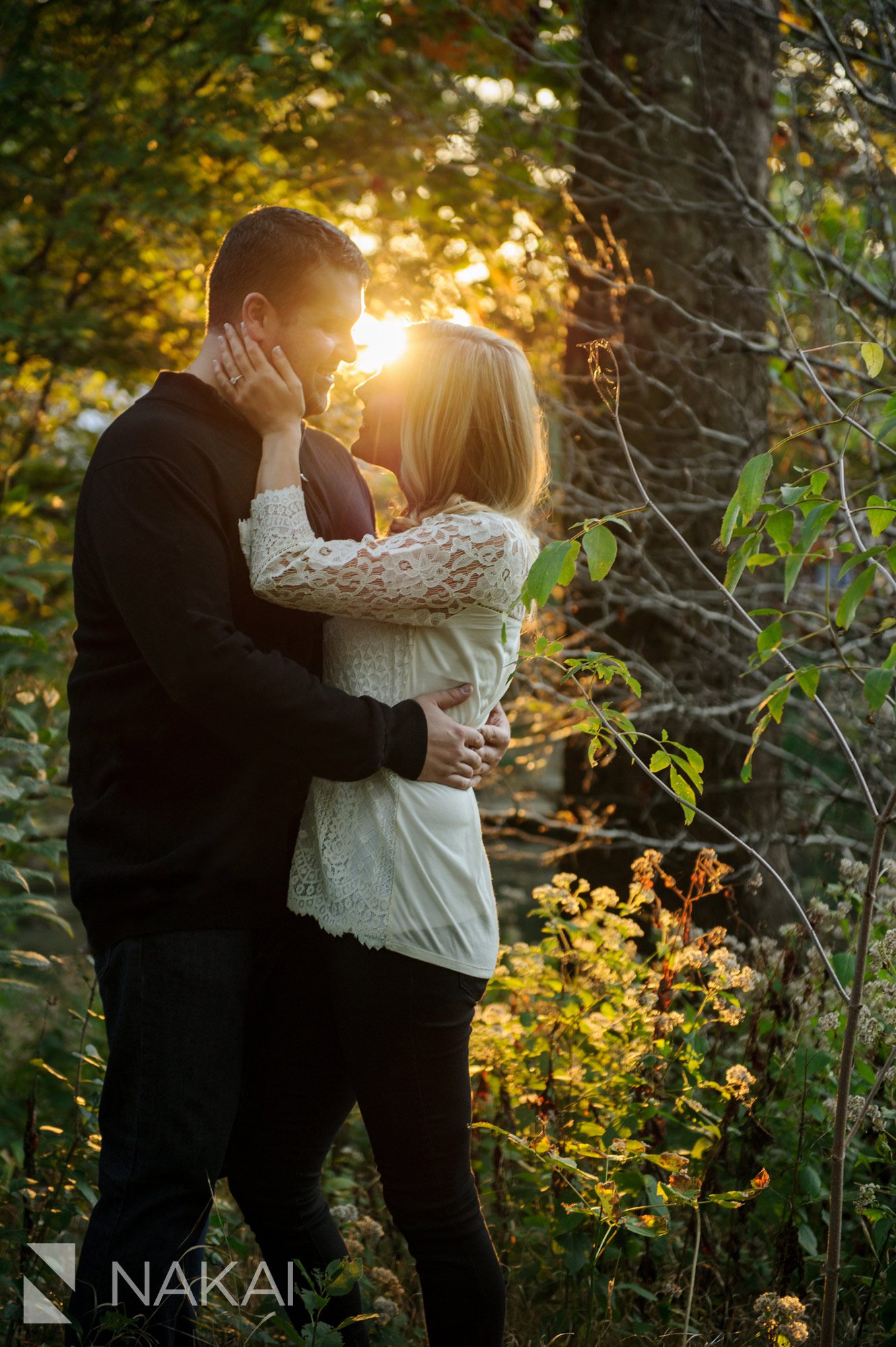 lily pond top chicago engagement picture location