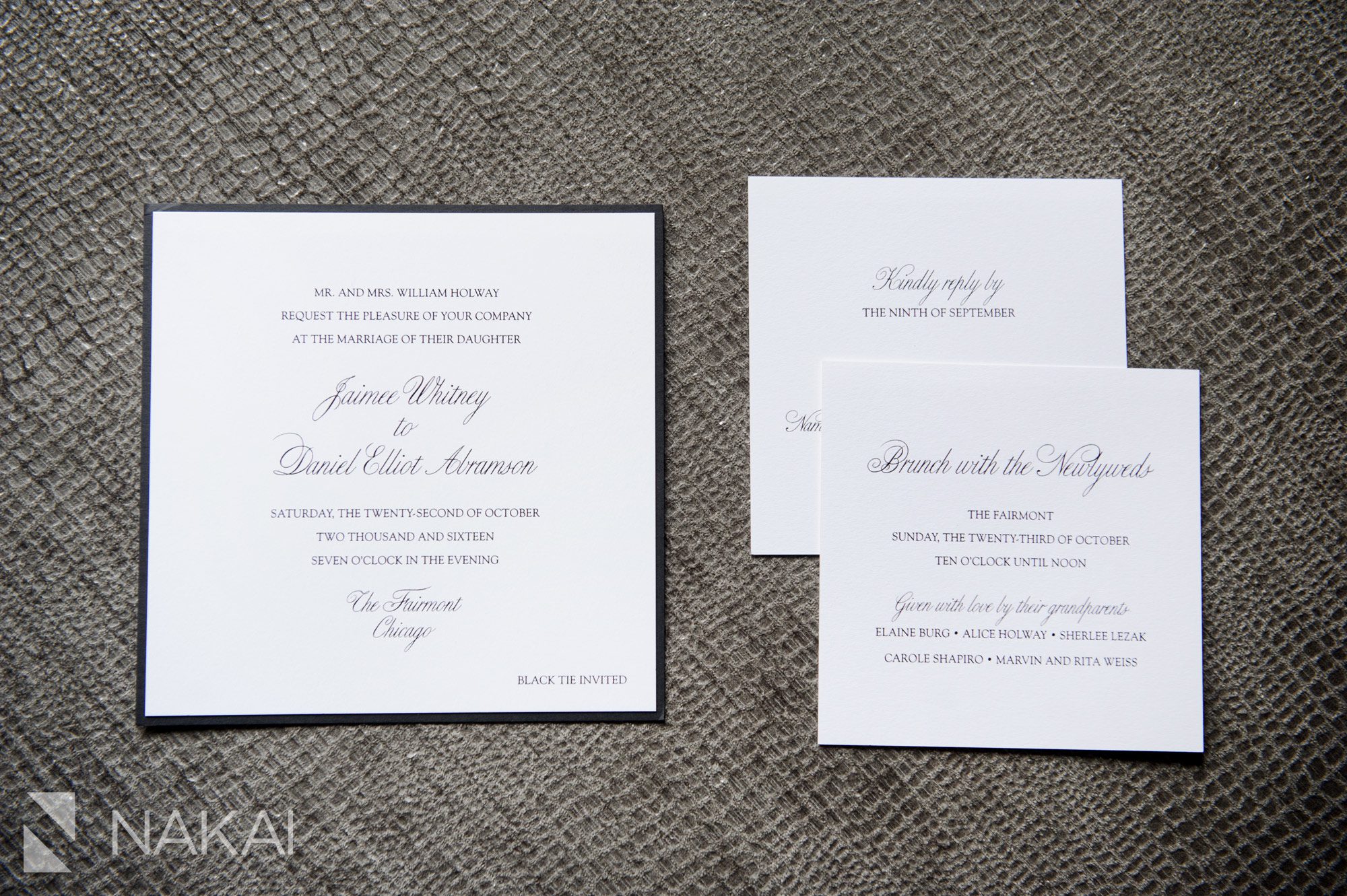 wedding details invitation