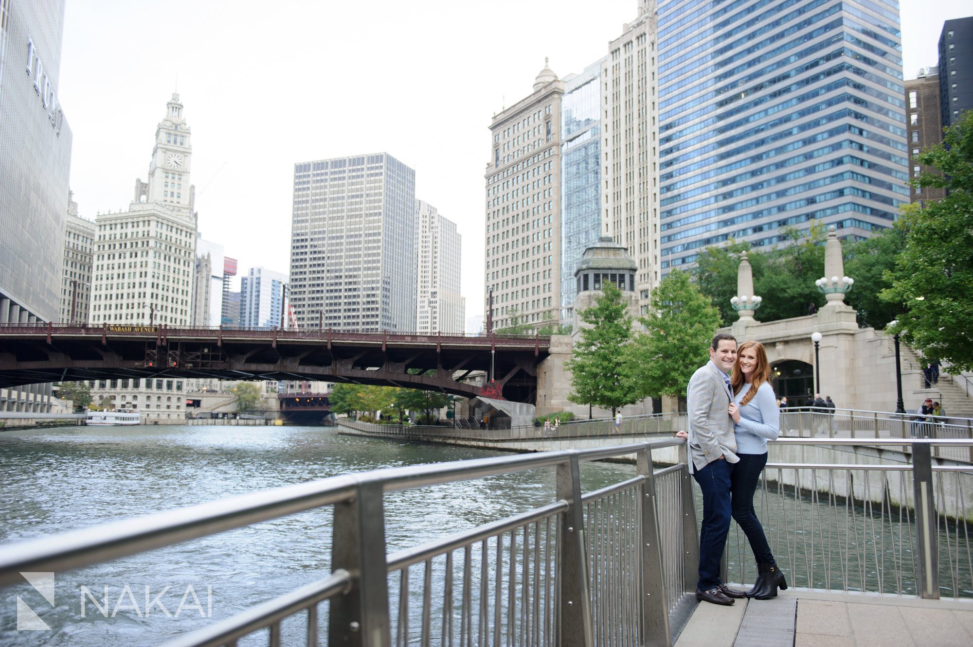 best engagement location chicago riverwalk picture
