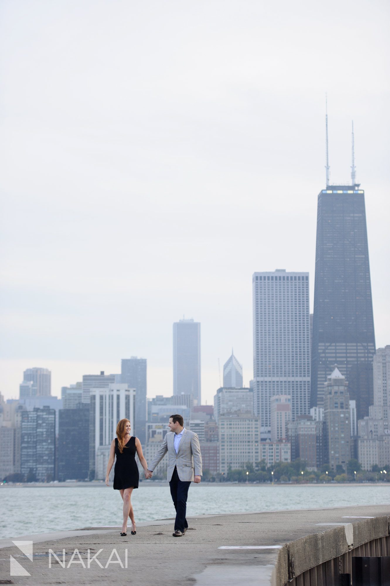 best engagement location chicago north avenue skyline image