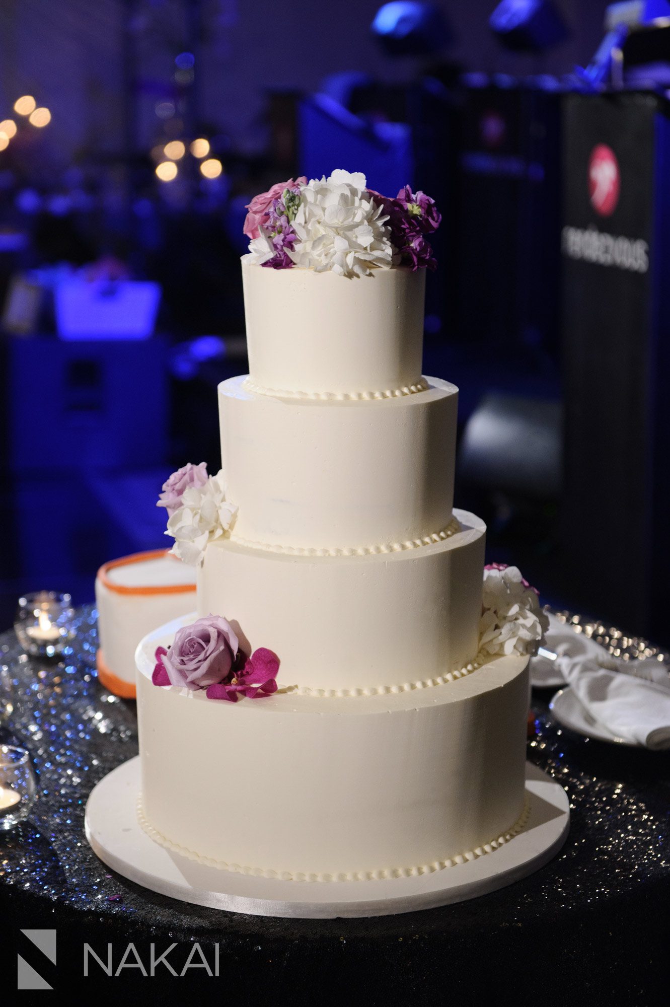 chicago aqua blu wedding photographer cake