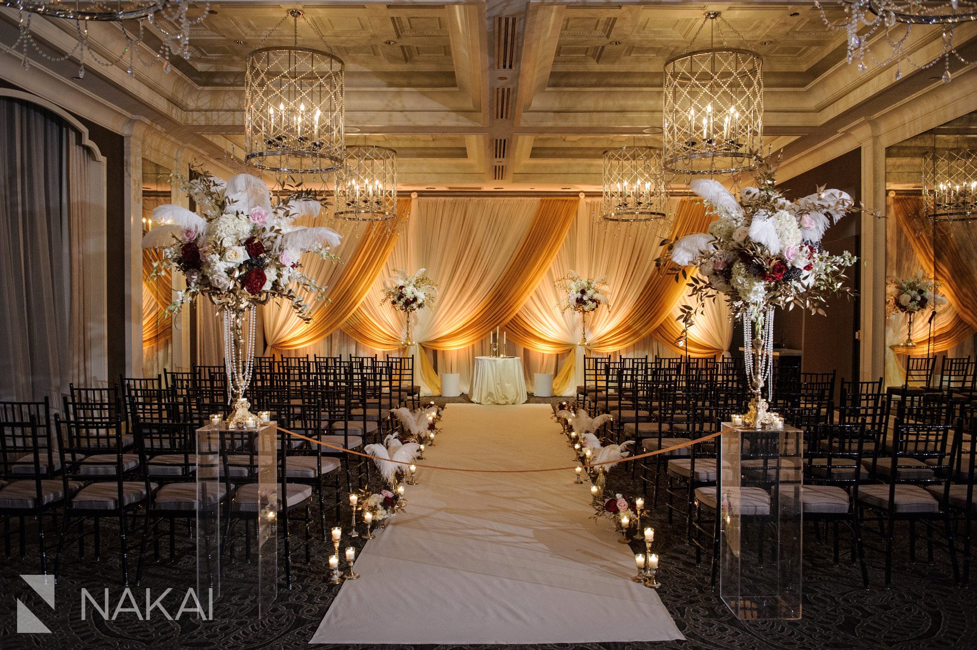 waldorf chicago wedding ceremony luxury photo