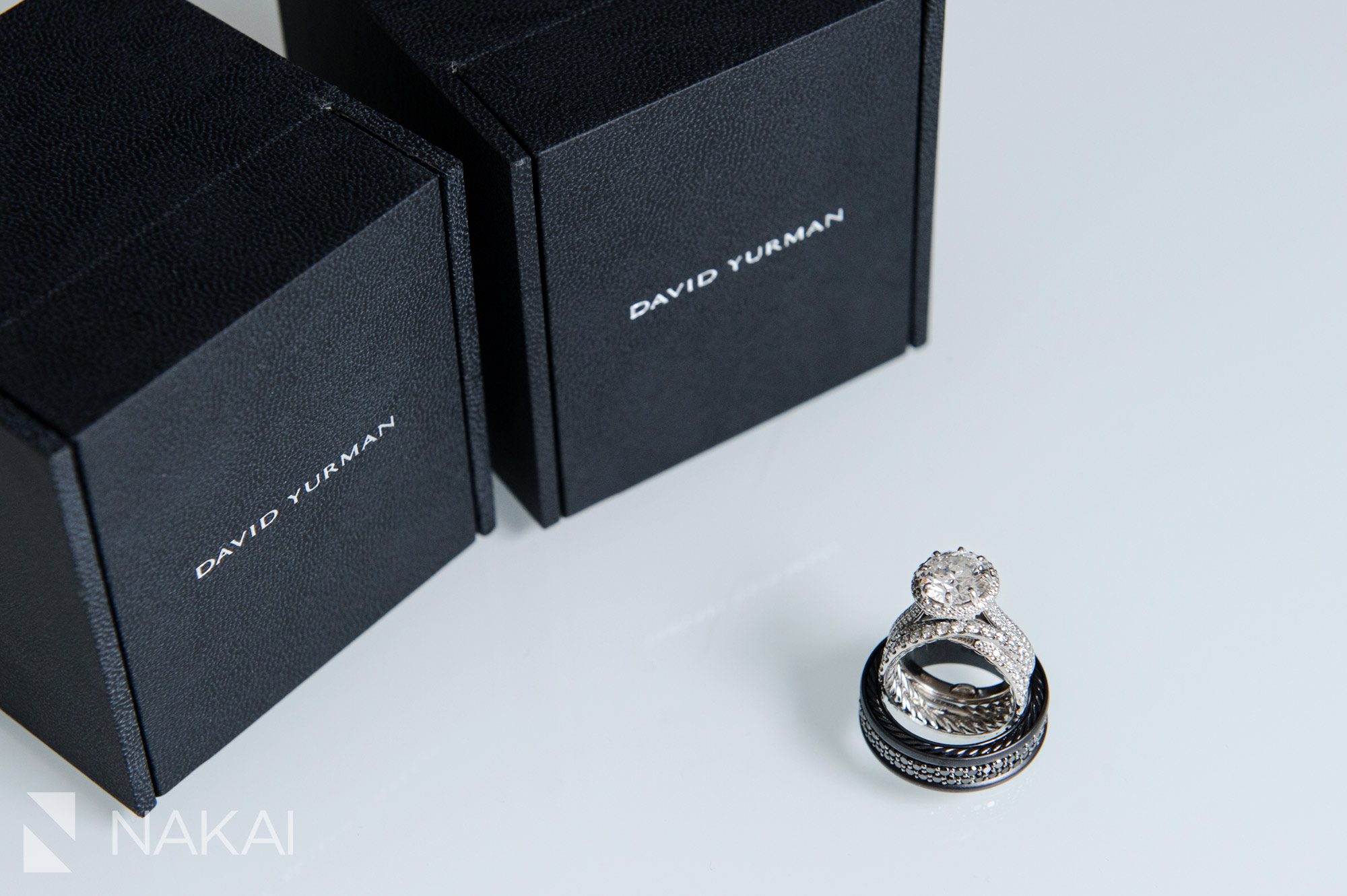 waldorf astoria chicago wedding photo david yurman rings