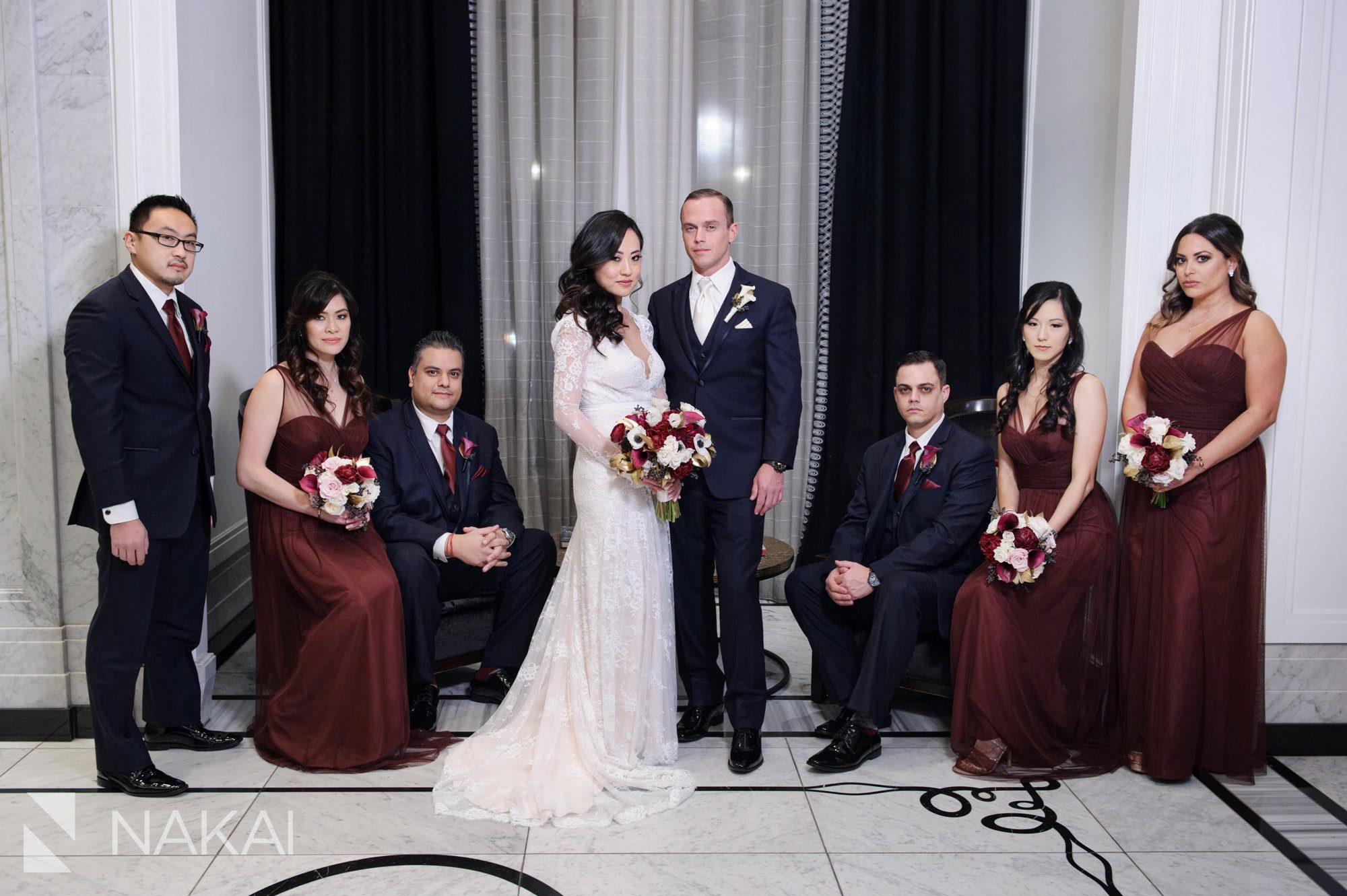 chicago waldorf wedding photographer bride groom