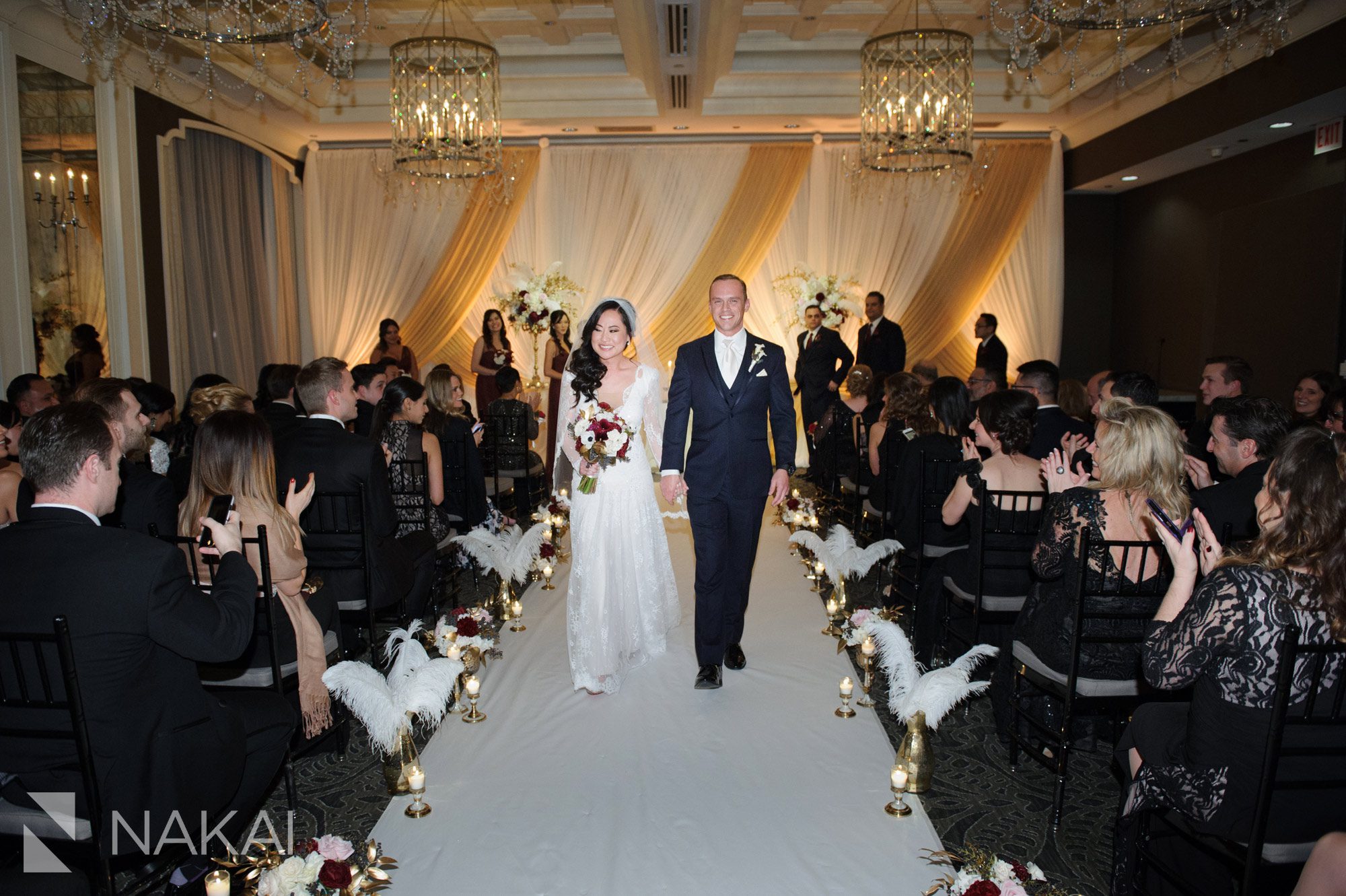 chicago waldorf astoria wedding ceremony photo