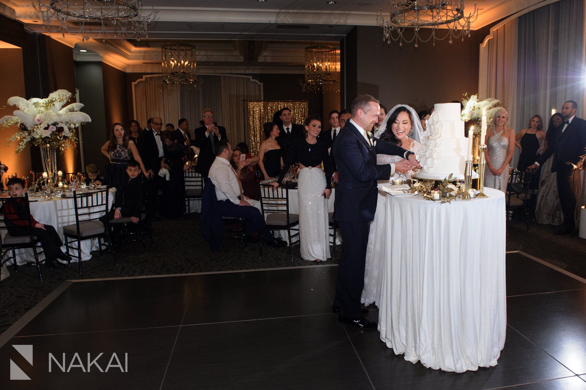 chicago waldorf wedding reception photographer