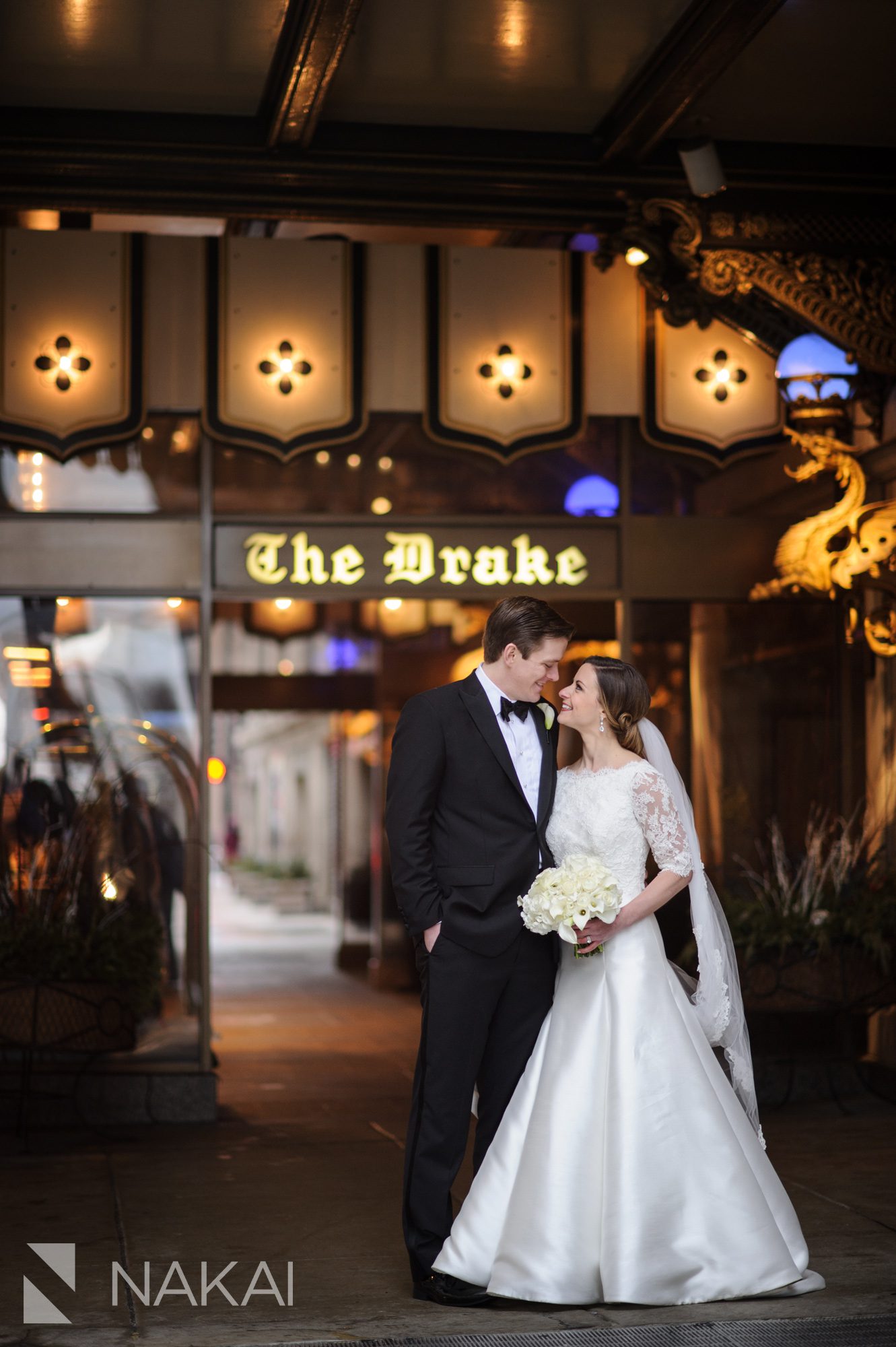 best drake chicago luxury wedding photographer bride groom