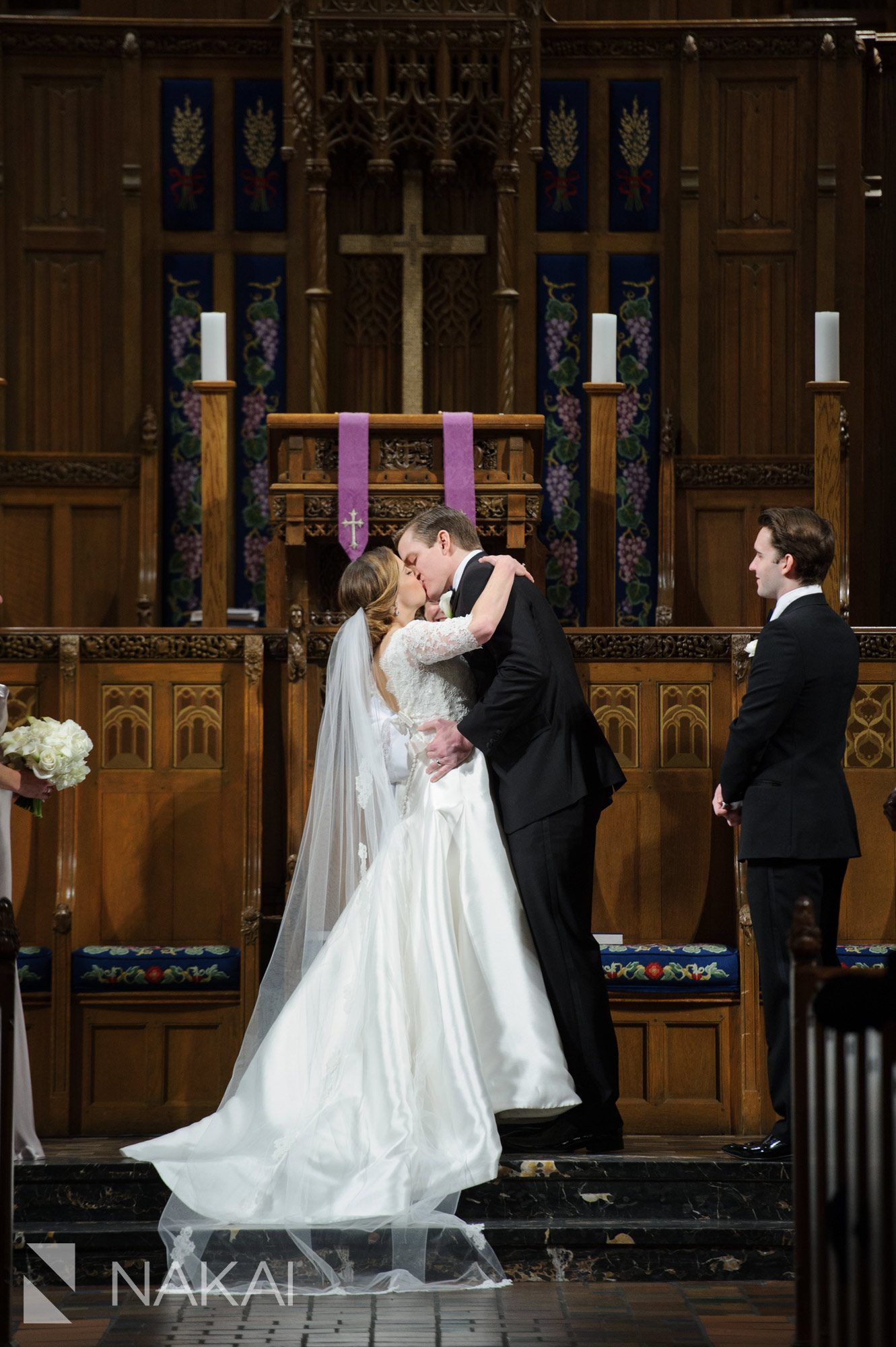 fourth presbyterian wedding picture ceremony luxury