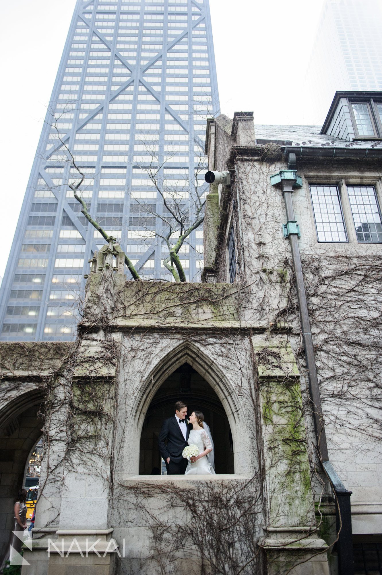 fourth presbyterian wedding photo chicago luxury bridal party