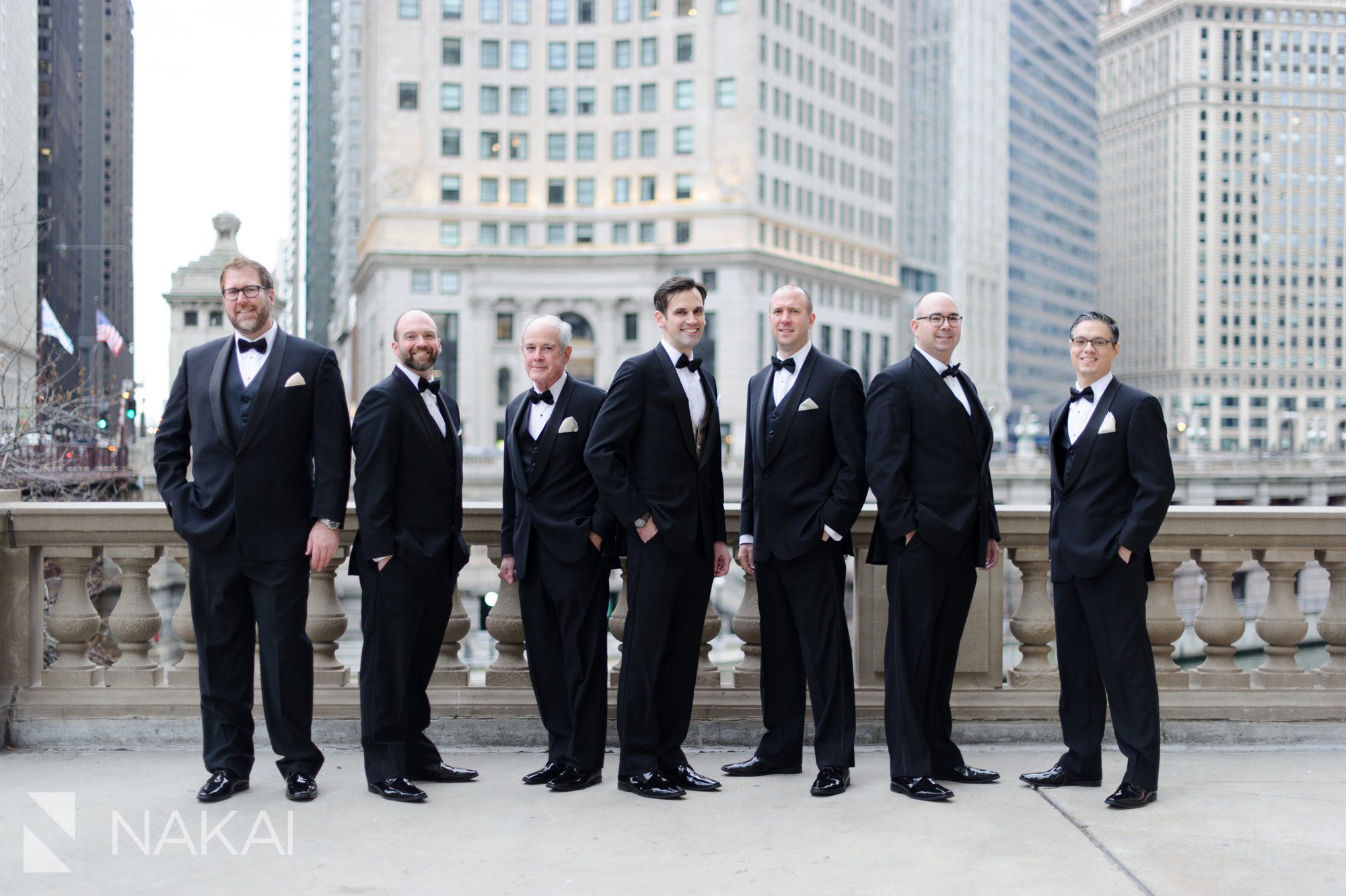 Michigan ave Chicago wedding photographer magnificent mile