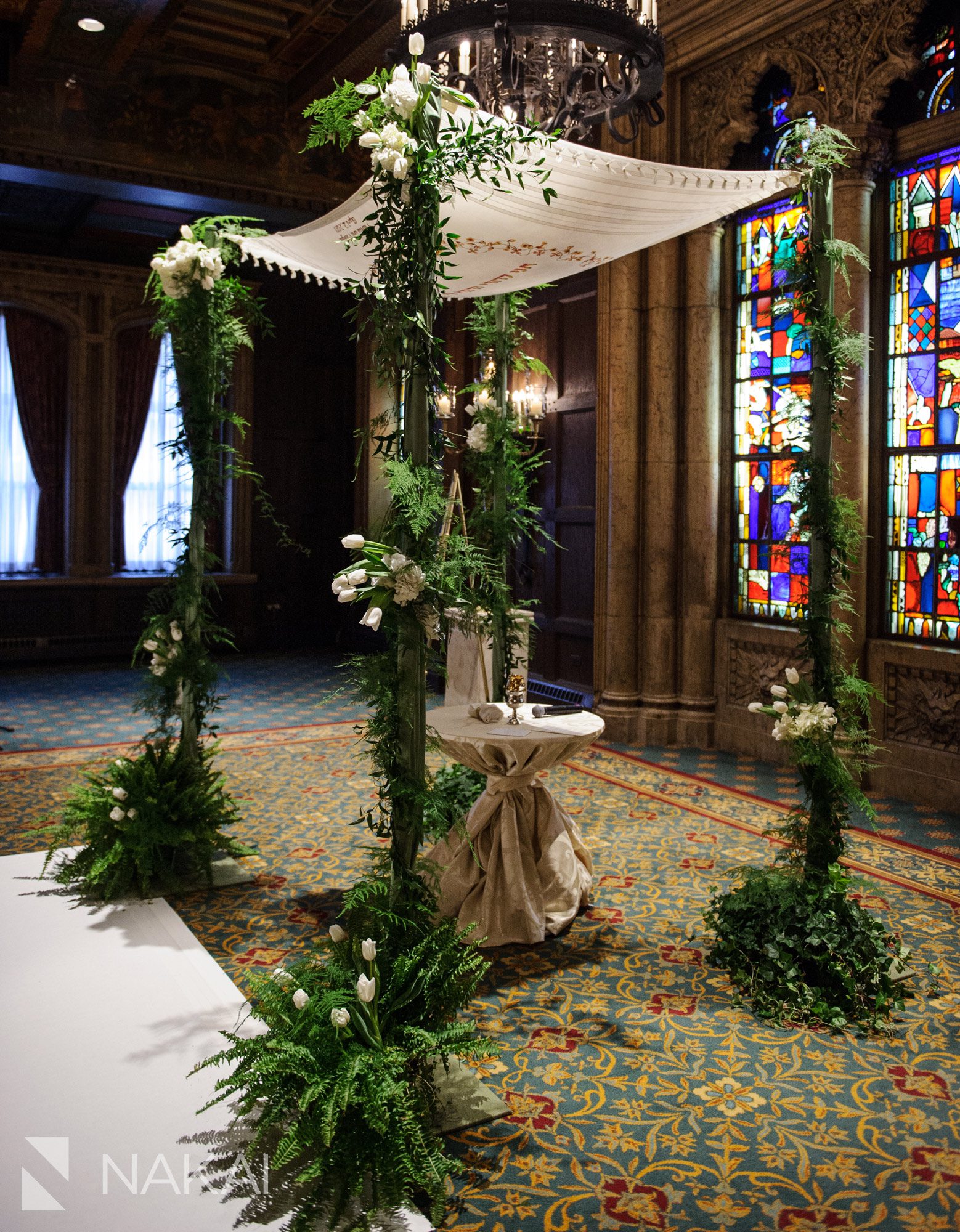 Intercontinental Chicago wedding photos ceremony magnificent mile