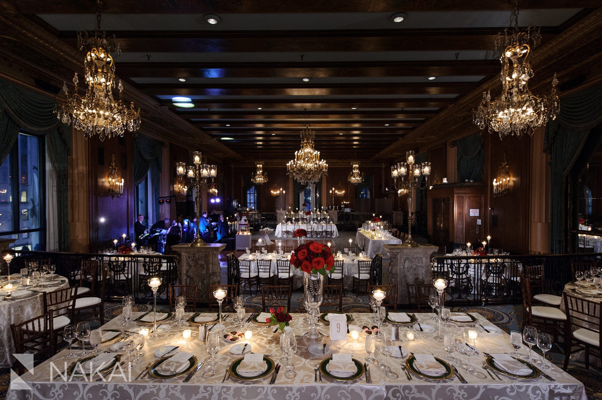 Intercontinental Chicago wedding picture reception magnificent mile 