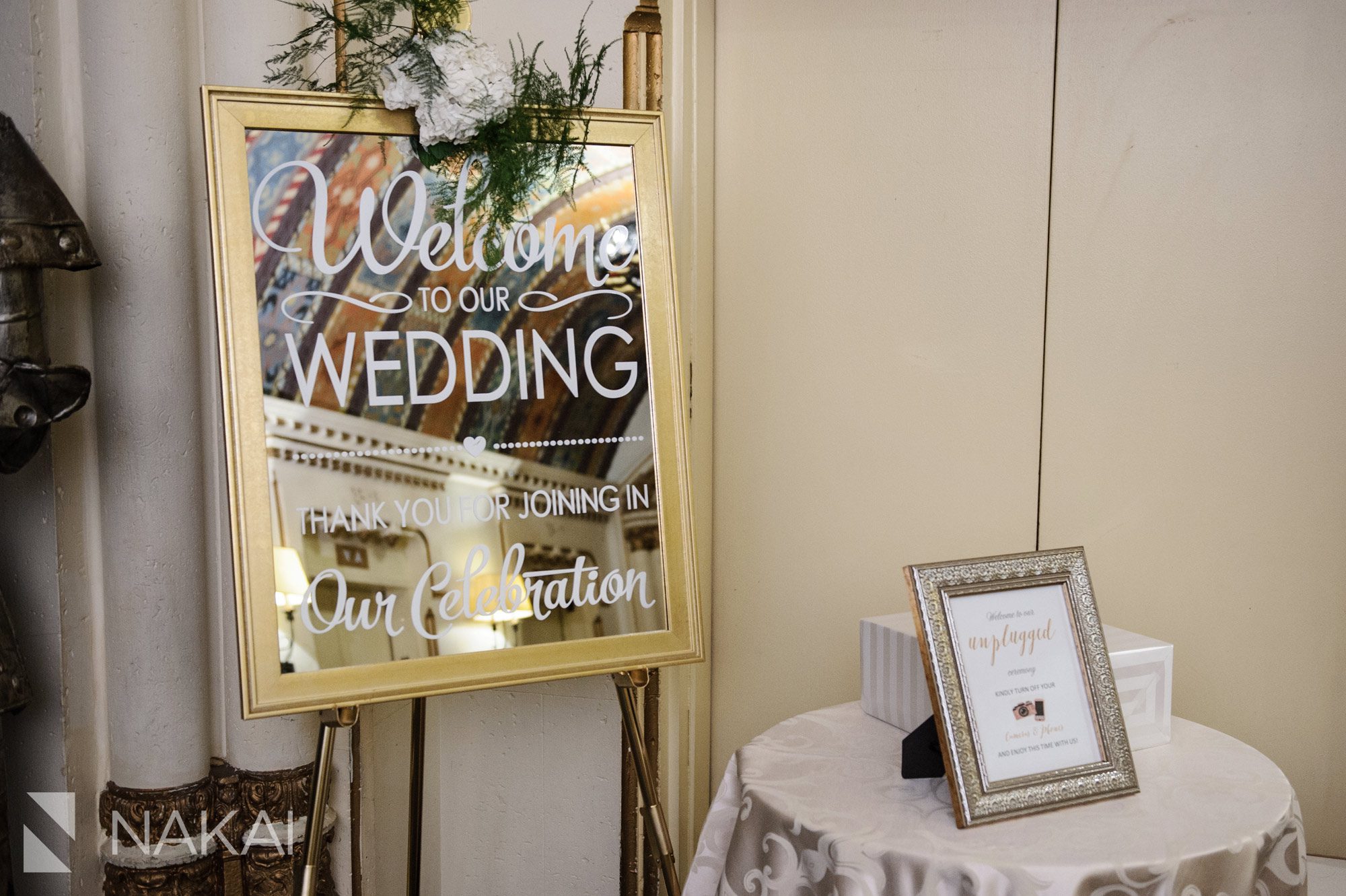 Intercontinental Chicago wedding picture reception magnificent mile