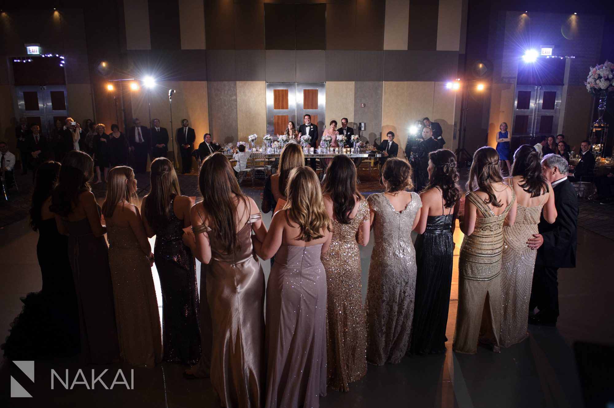 best Chicago luxury wedding photographer hyatt regency ballroom reception venue