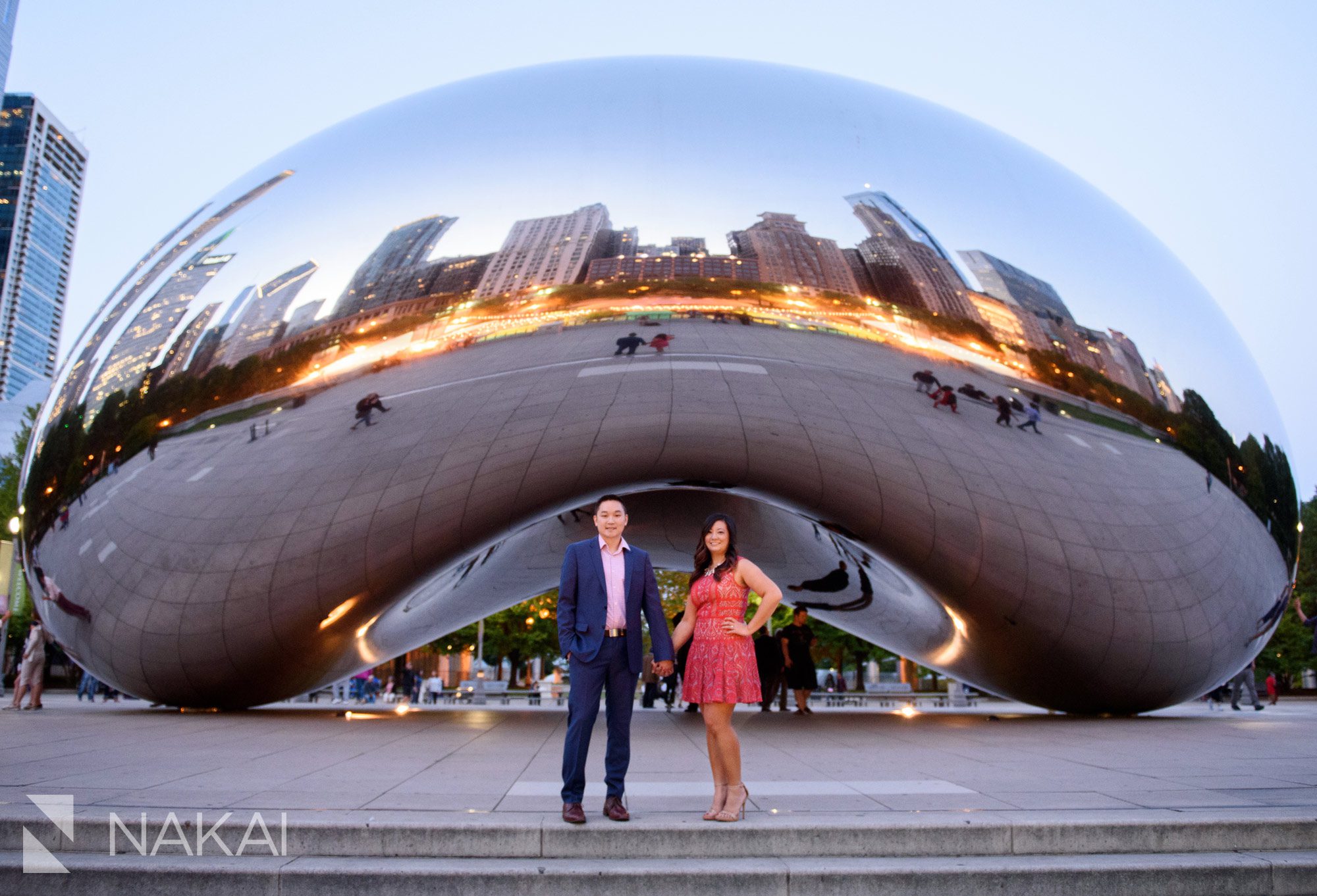 cloud gate best Chicago engagement photo location