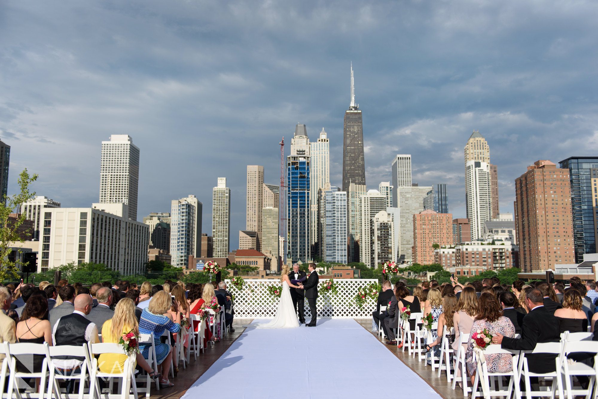 chicago rooftop wedding photos savage Smyth