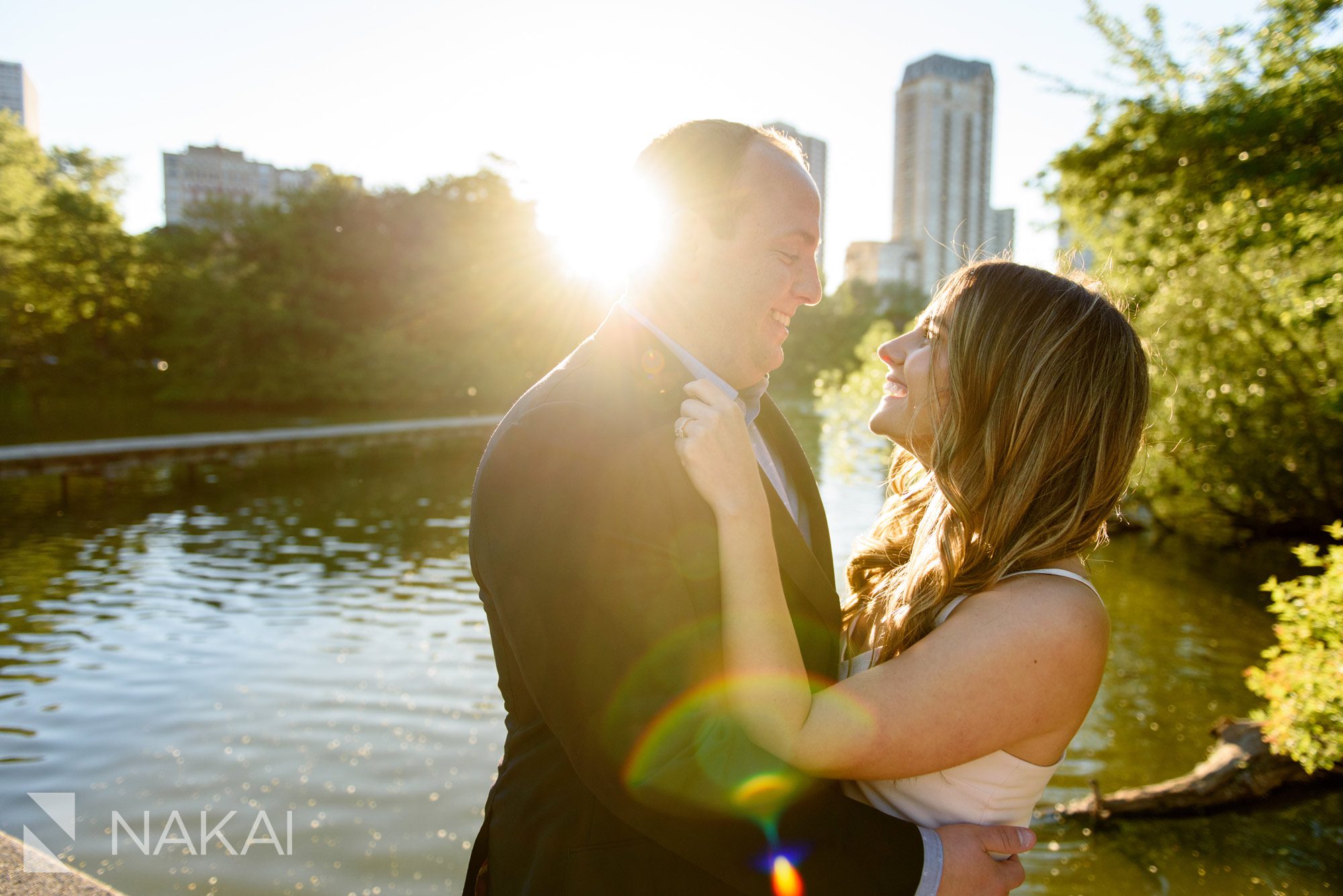 Lincoln park engagement photos chicago