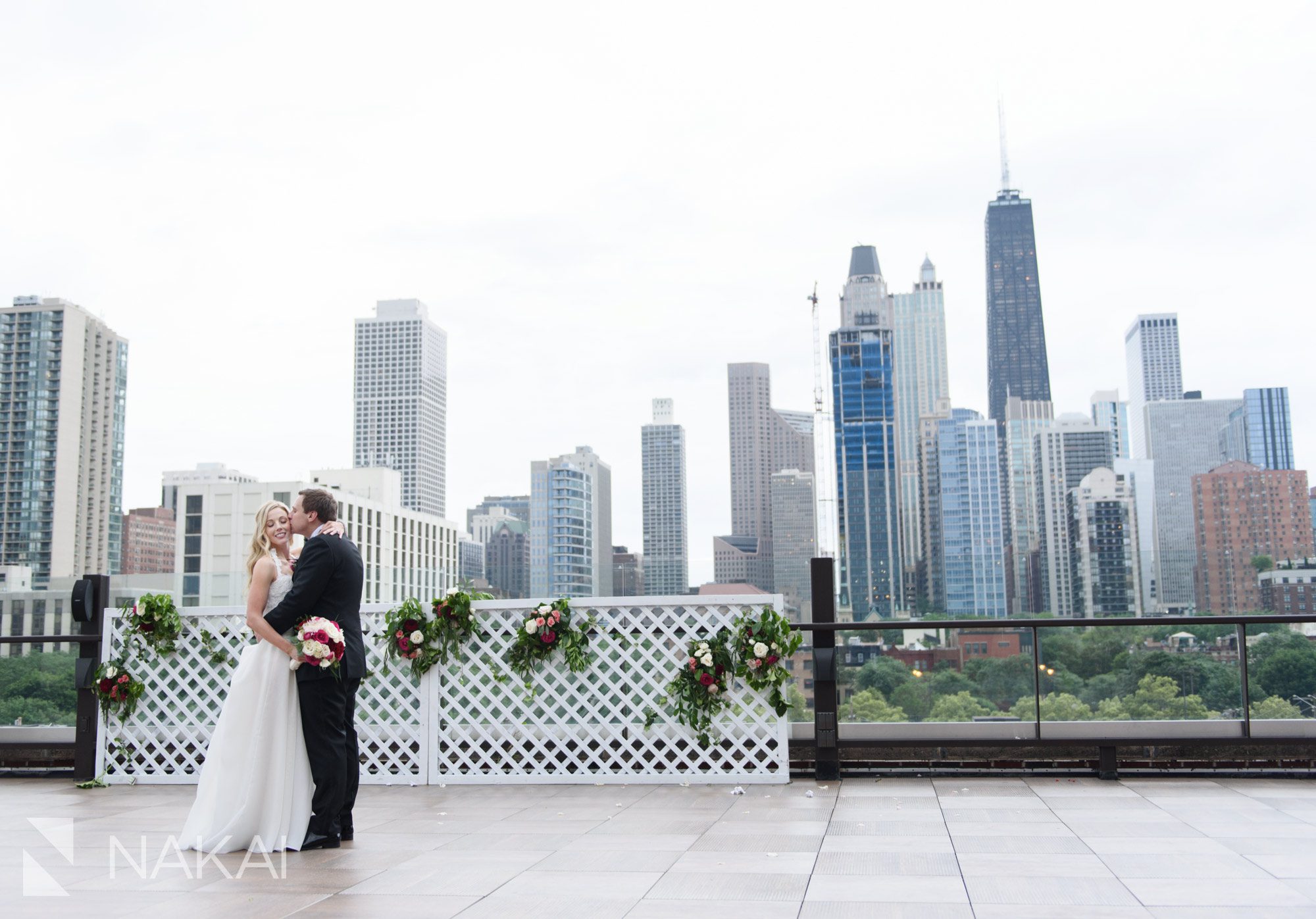 rooftop Chicago wedding photo savage smyth picture