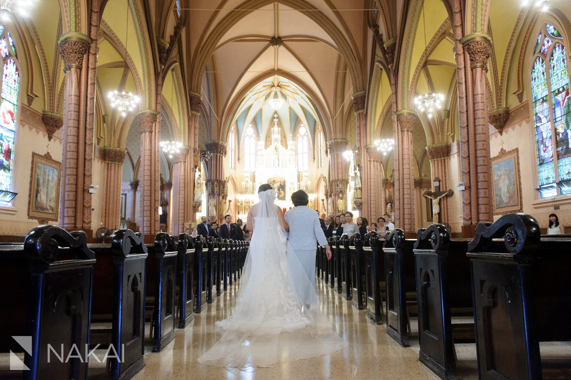 chicago st Ignatius church wedding photographer