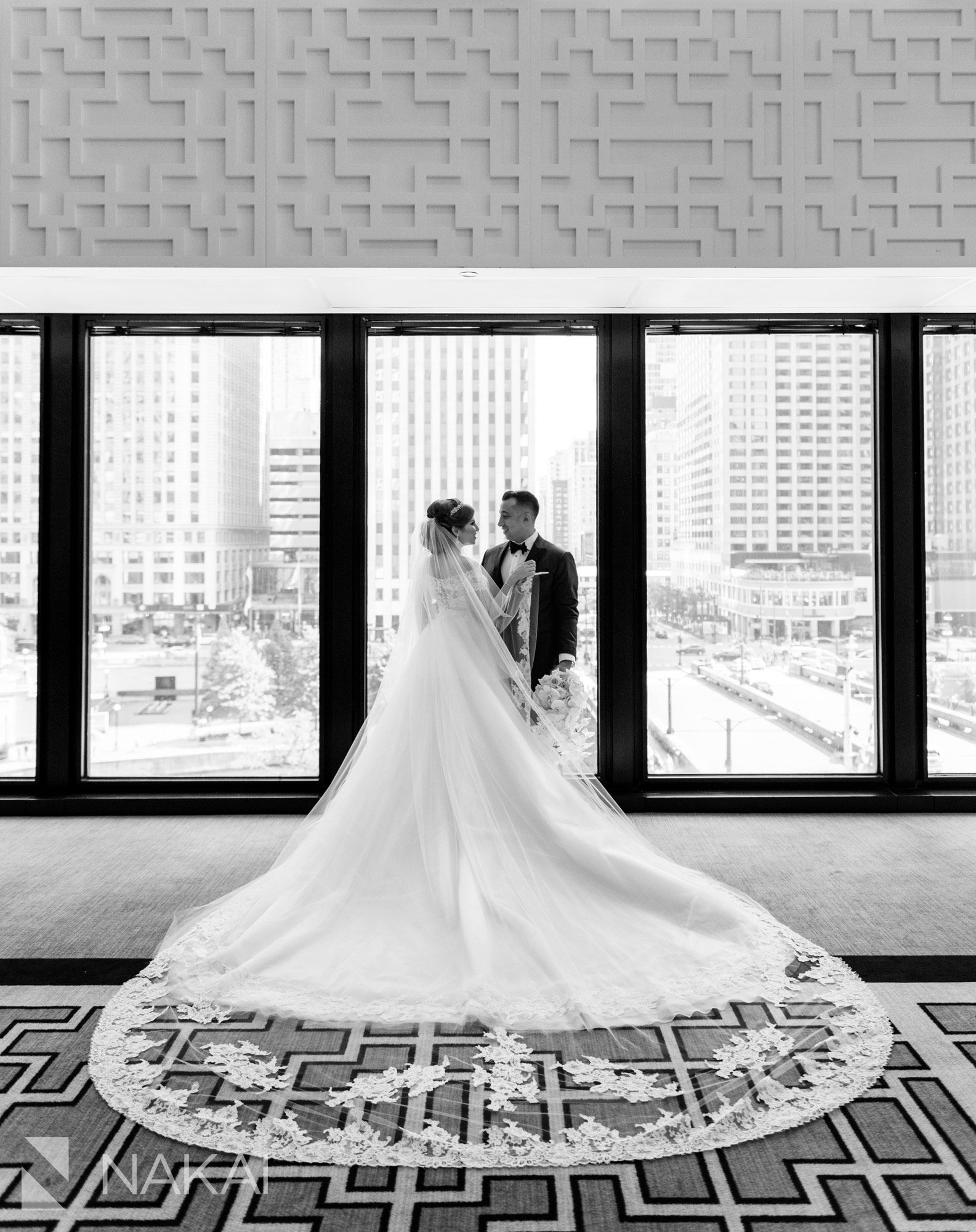 langham Chicago wedding photographer ballroom