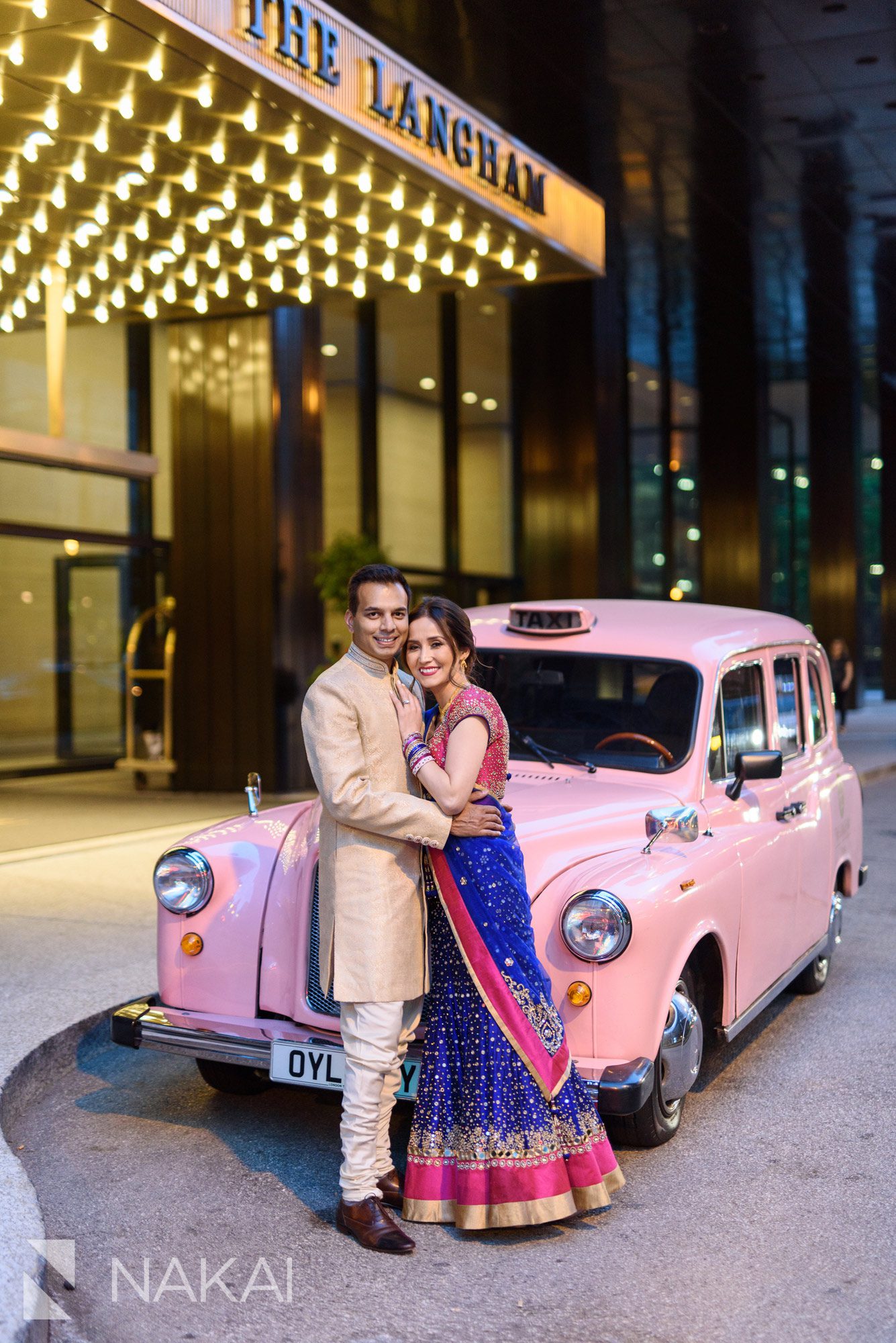 amazing Chicago engagement pictures night time Langham