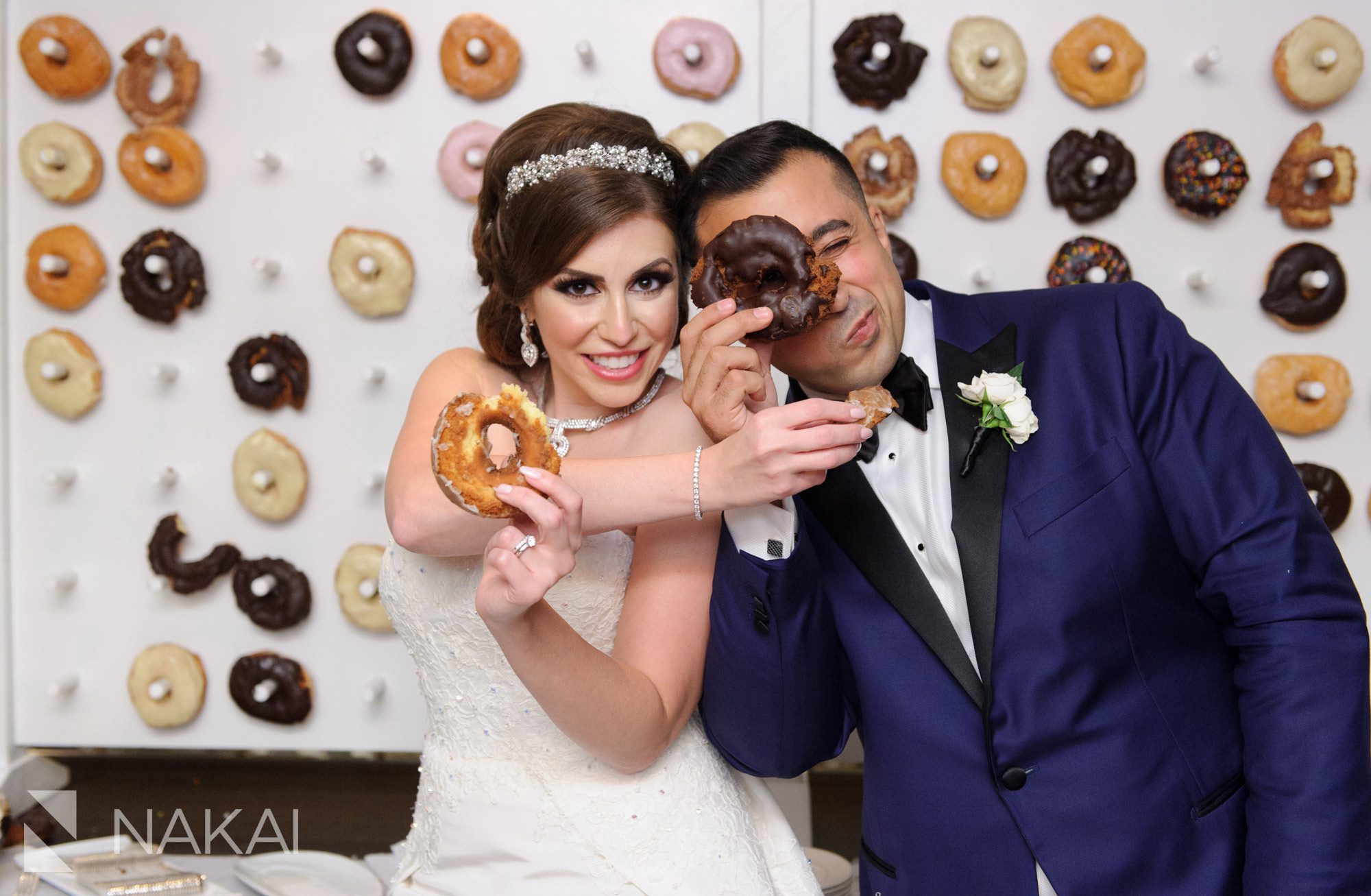 doughnut donut wall wedding reception idea