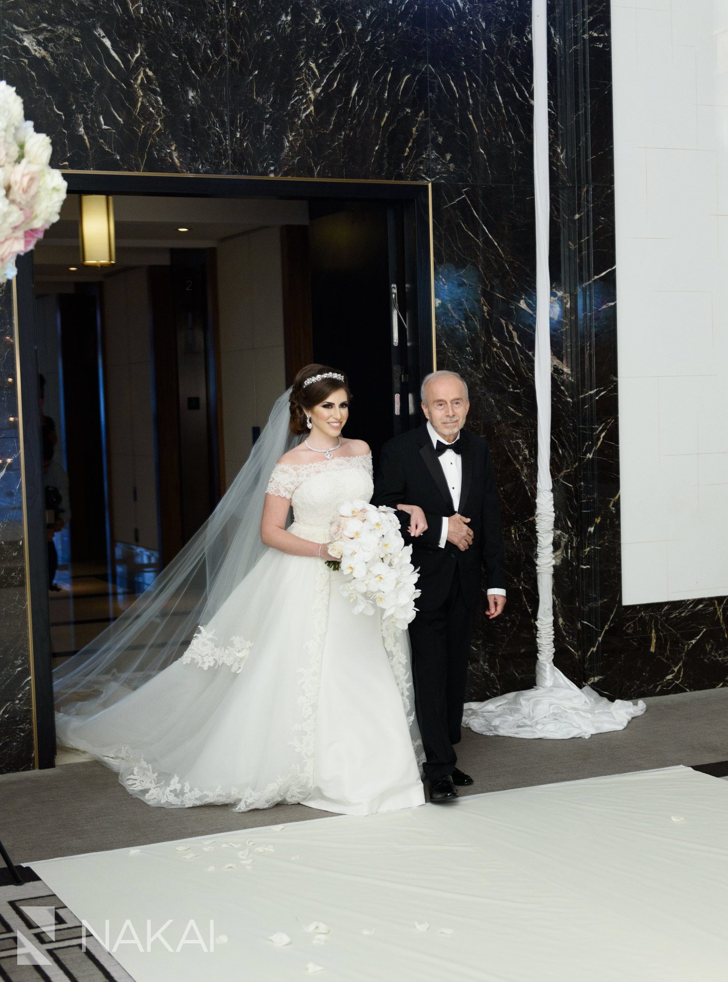 ceremony wedding photographer Langham Chicago