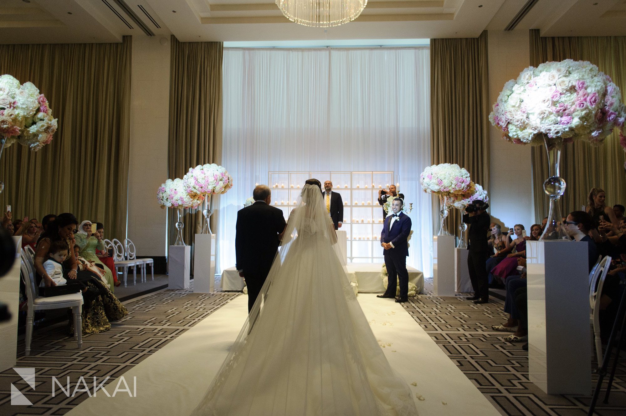 langham Chicago ceremony wedding photo kesh events