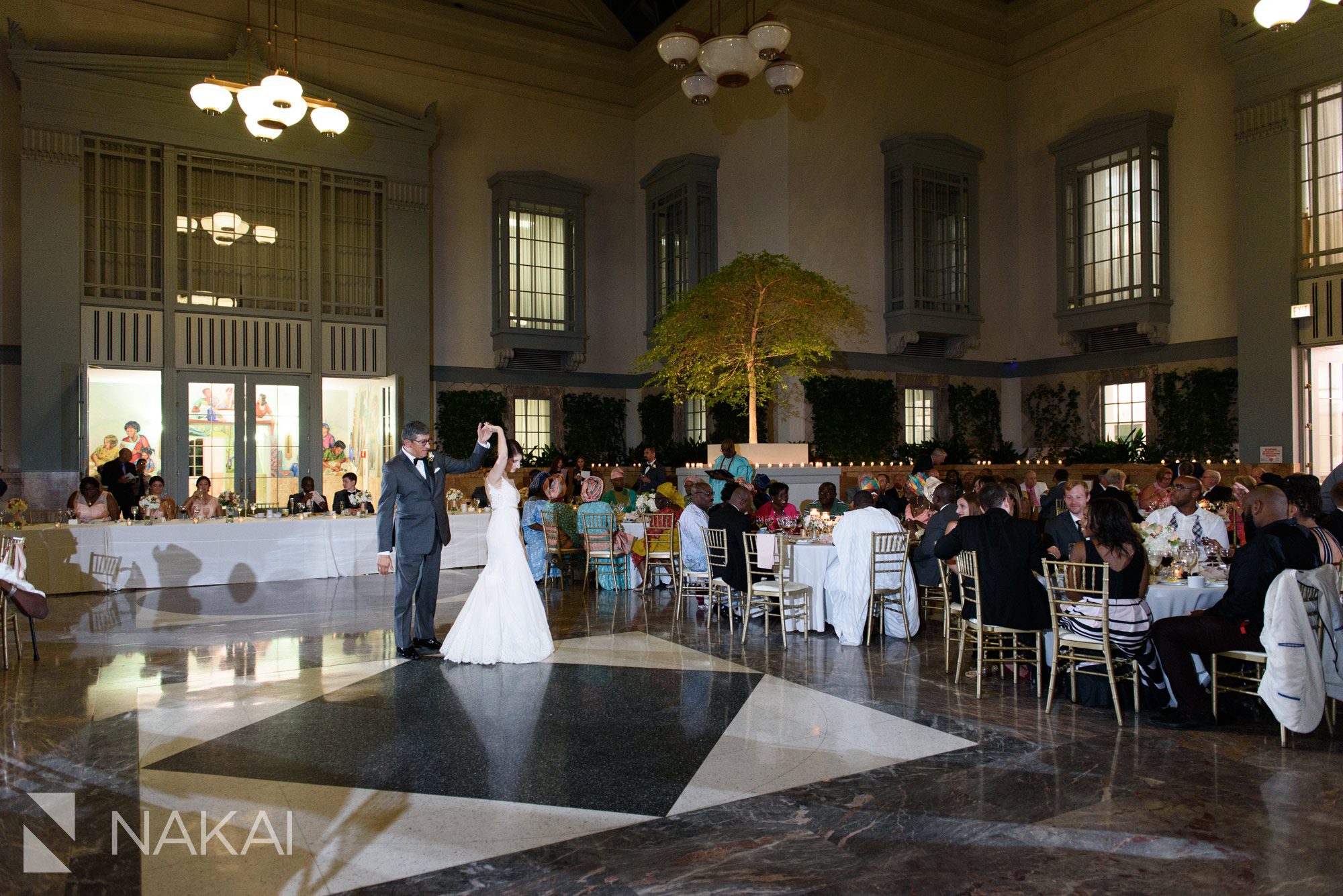 Harold Washington wedding picture reception