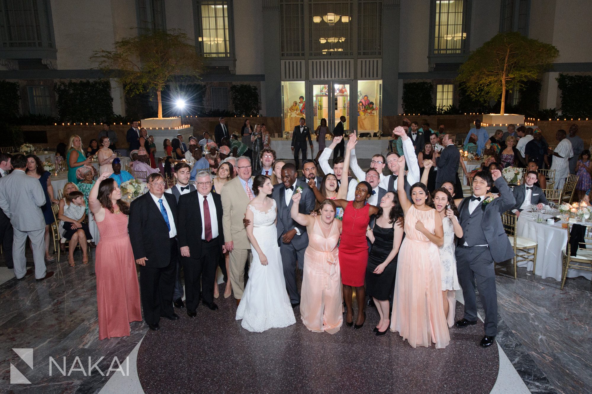 Harold Washington wedding reception dancing picture