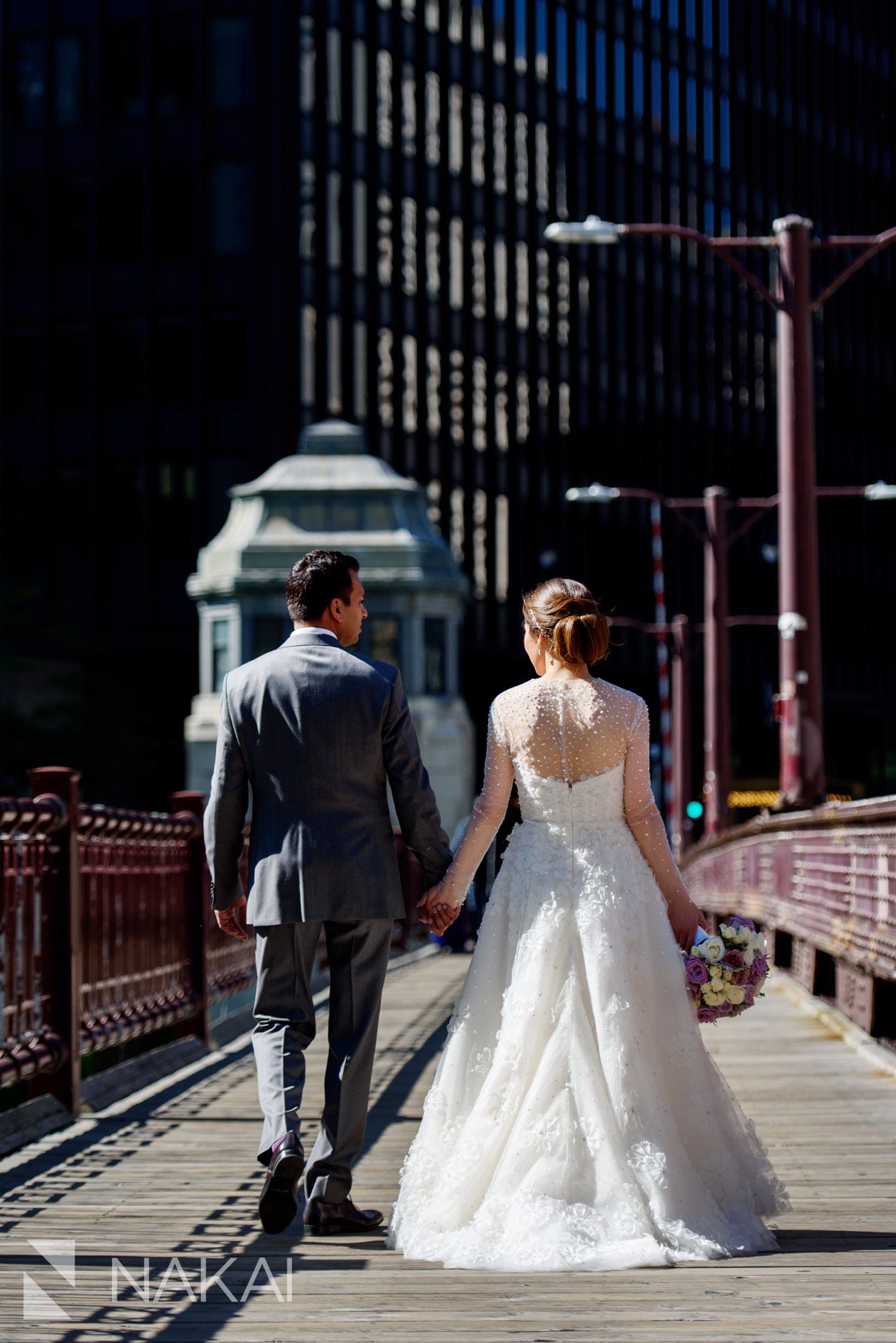 Chicago riverwalk wedding pictures 