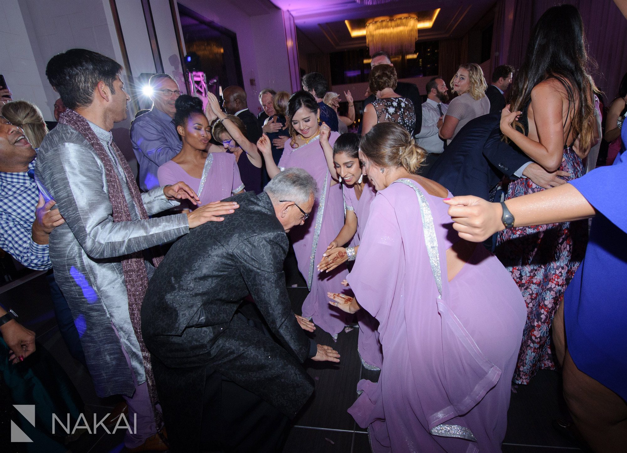 langham Chicago wedding reception dancing photographer Pakistani 