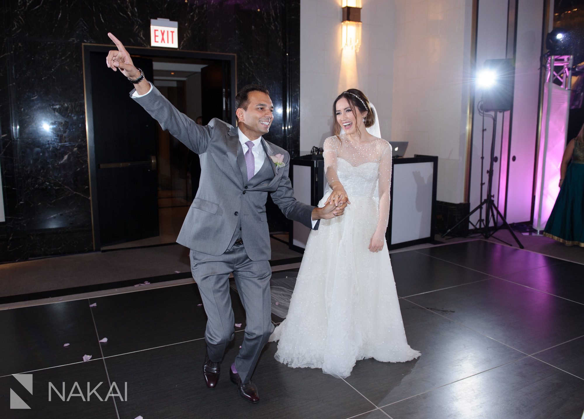 langham Chicago wedding reception photo Pakistani 