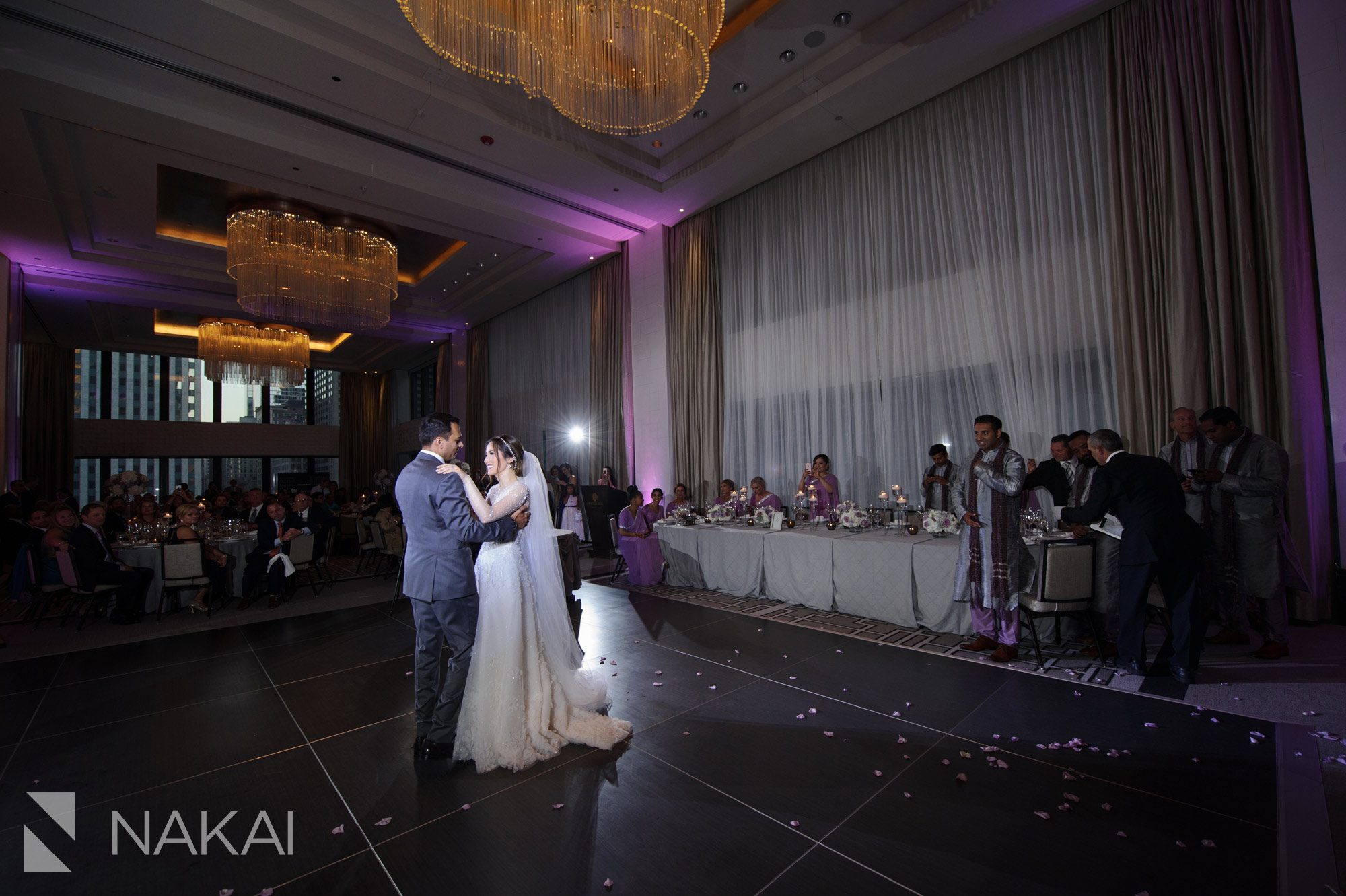 langham Chicago wedding reception photo Pakistani 