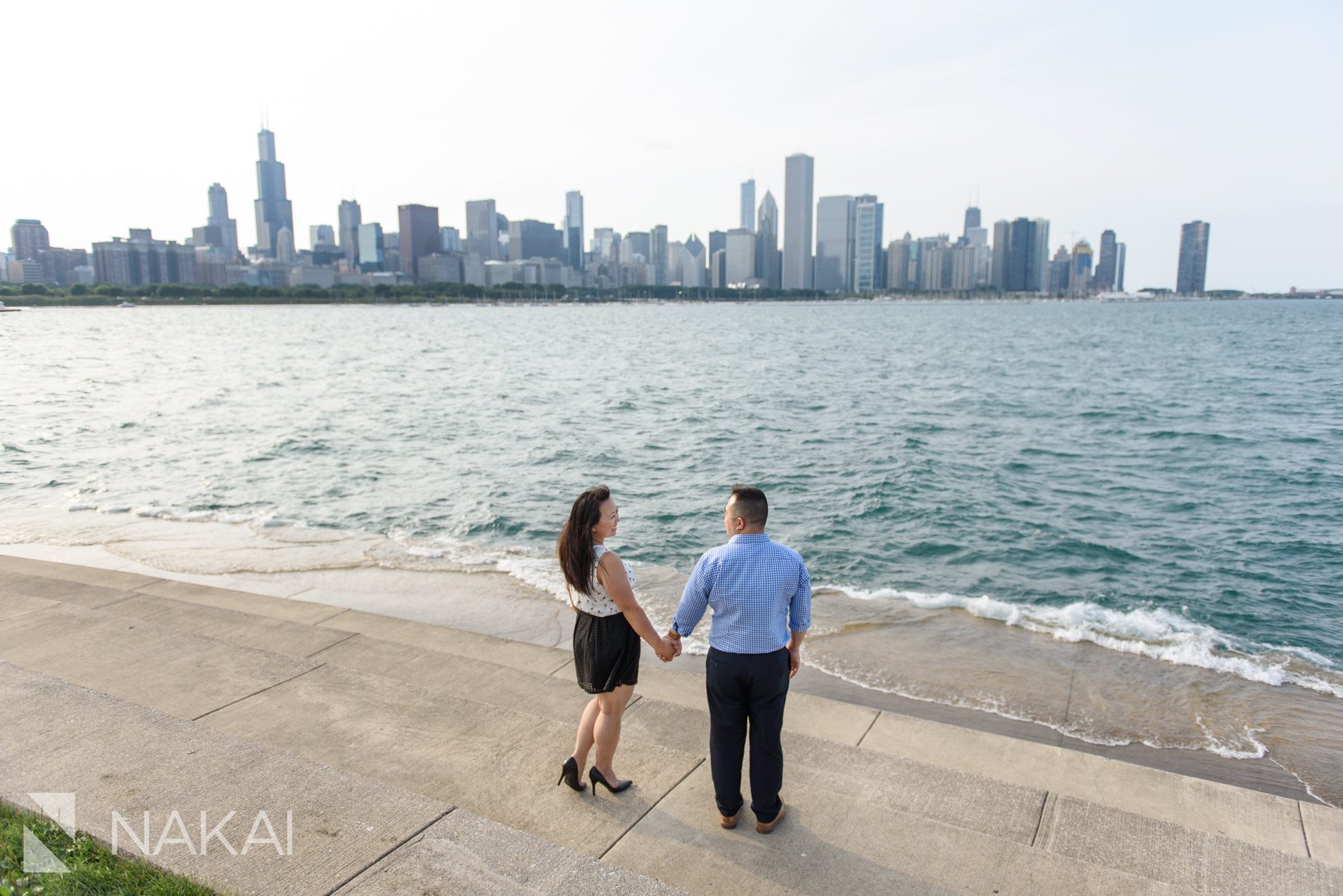 chicago engagement photographers ideas Adler planetarium