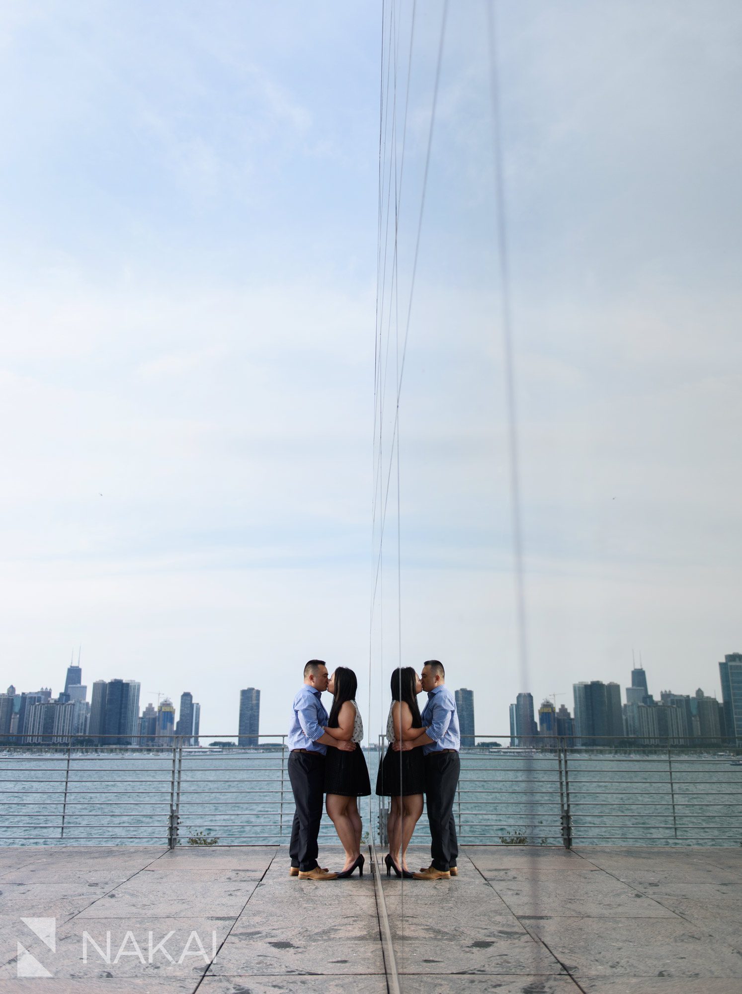 chicago engagement ideas Adler planetarium photographers