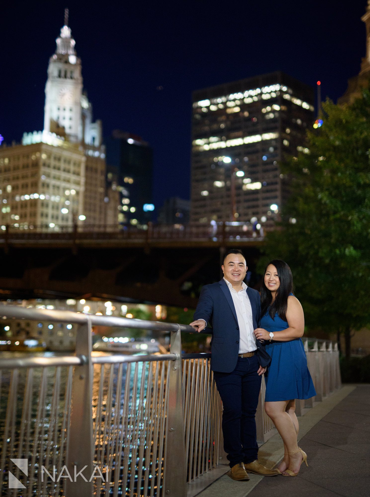 chicago engagement ideas river walk photographers