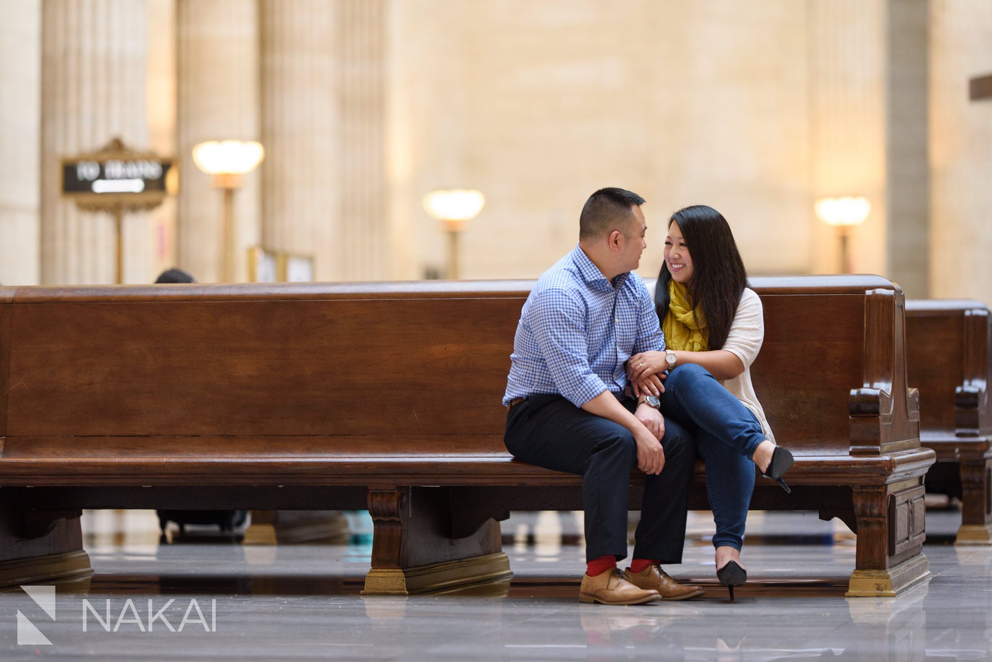 chicago engagement ideas union station photographers