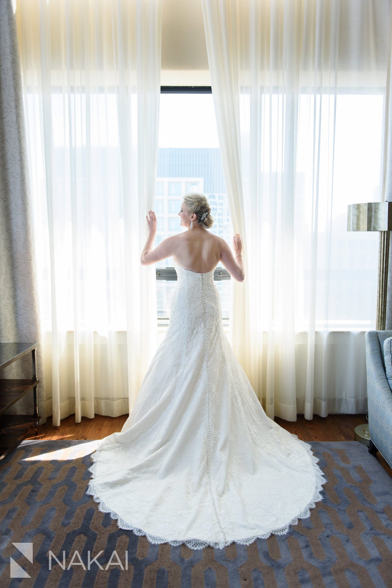 ritz Carlton chicago wedding photos getting ready