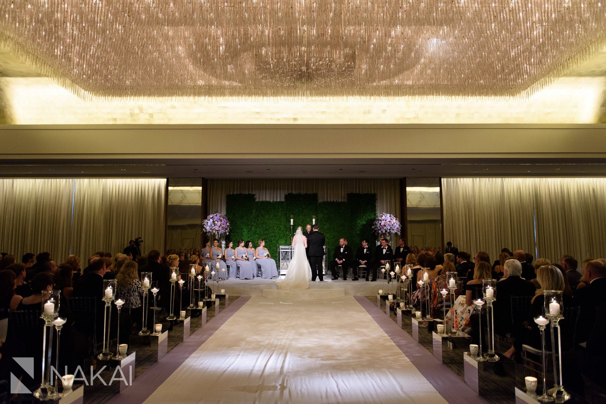ritz Carlton Chicago wedding photographers remodeled renovation ballroom 
