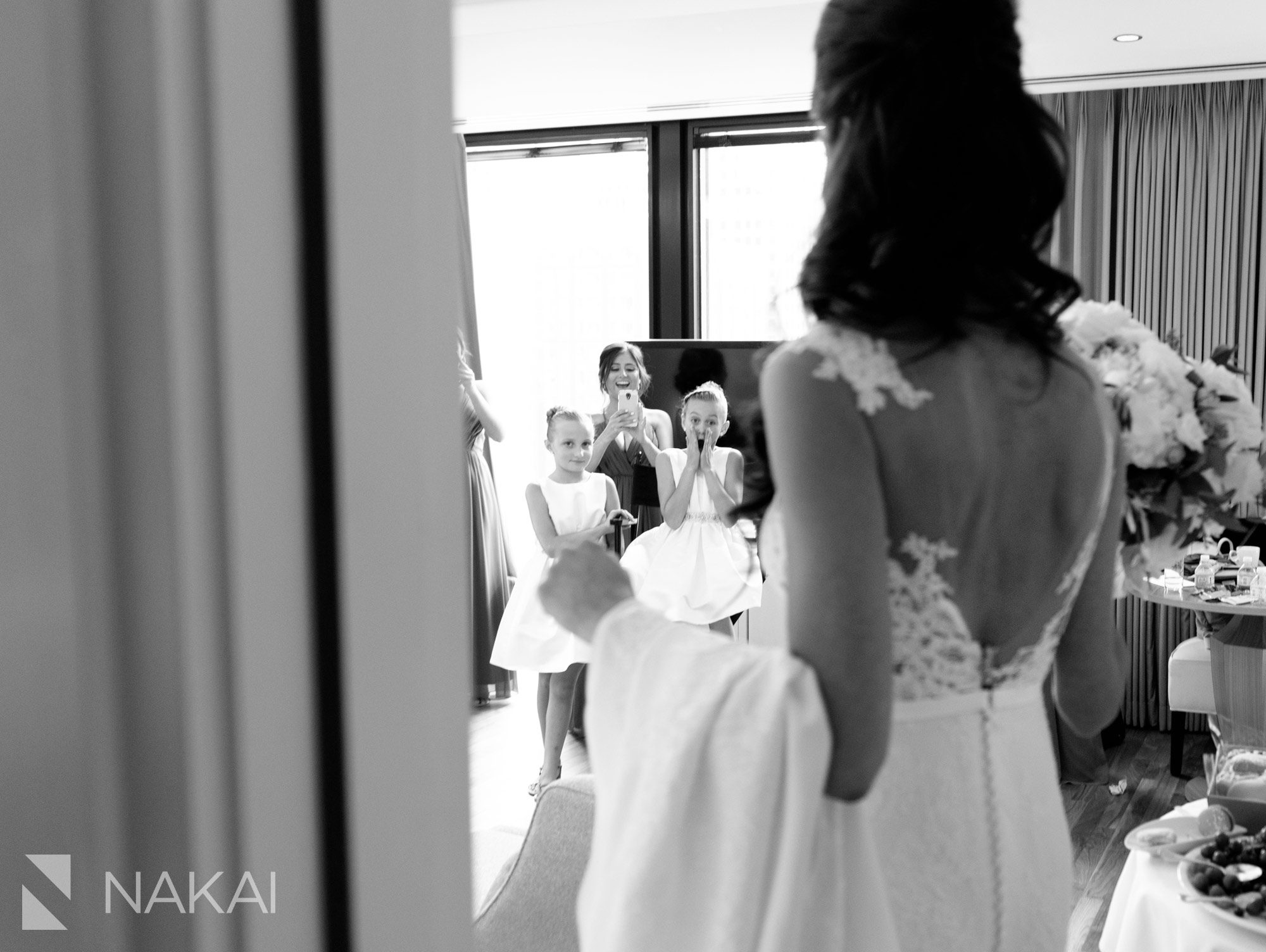 Langham Chicago wedding hotel pictures getting ready