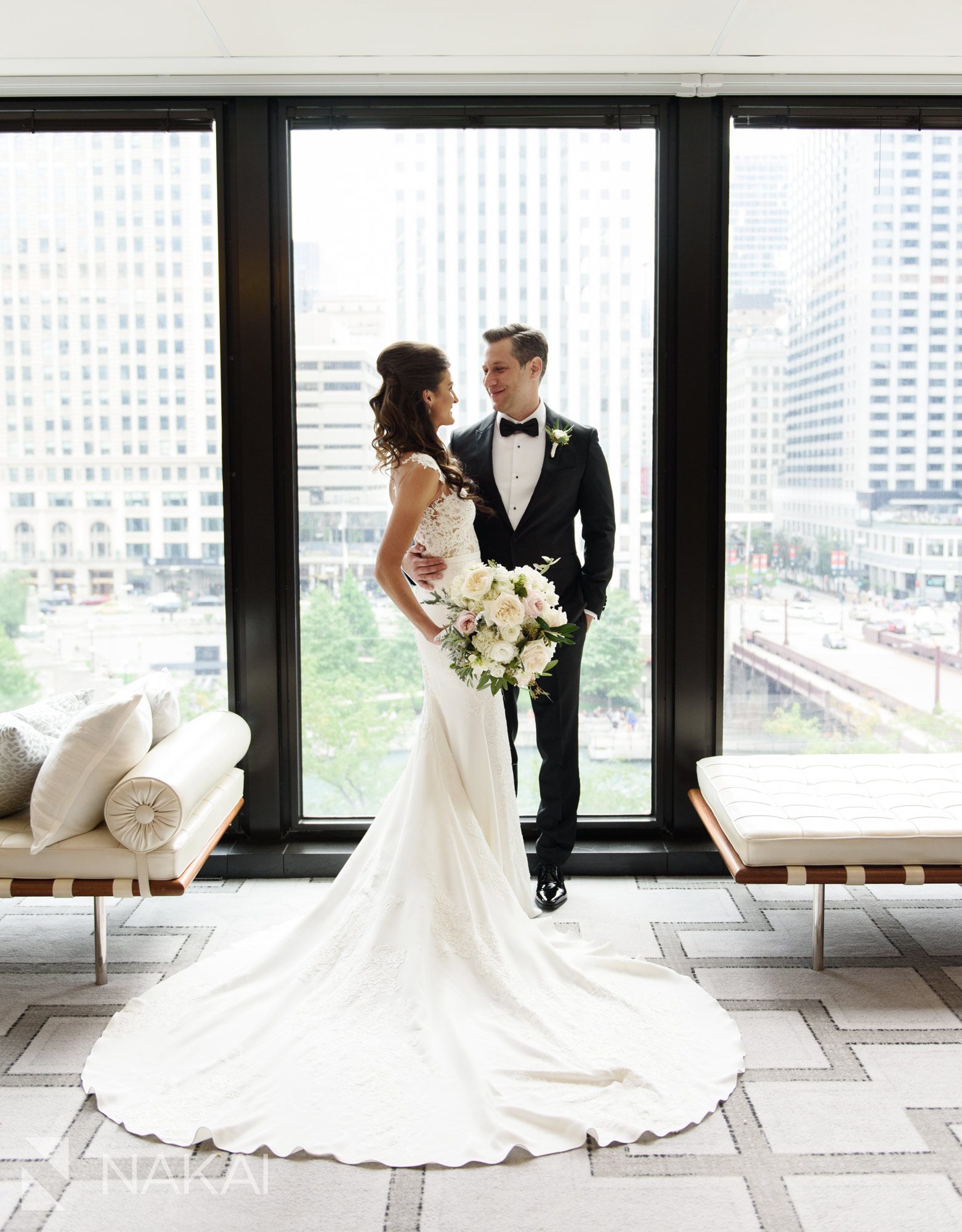 best Chicago luxury wedding photographers Langham