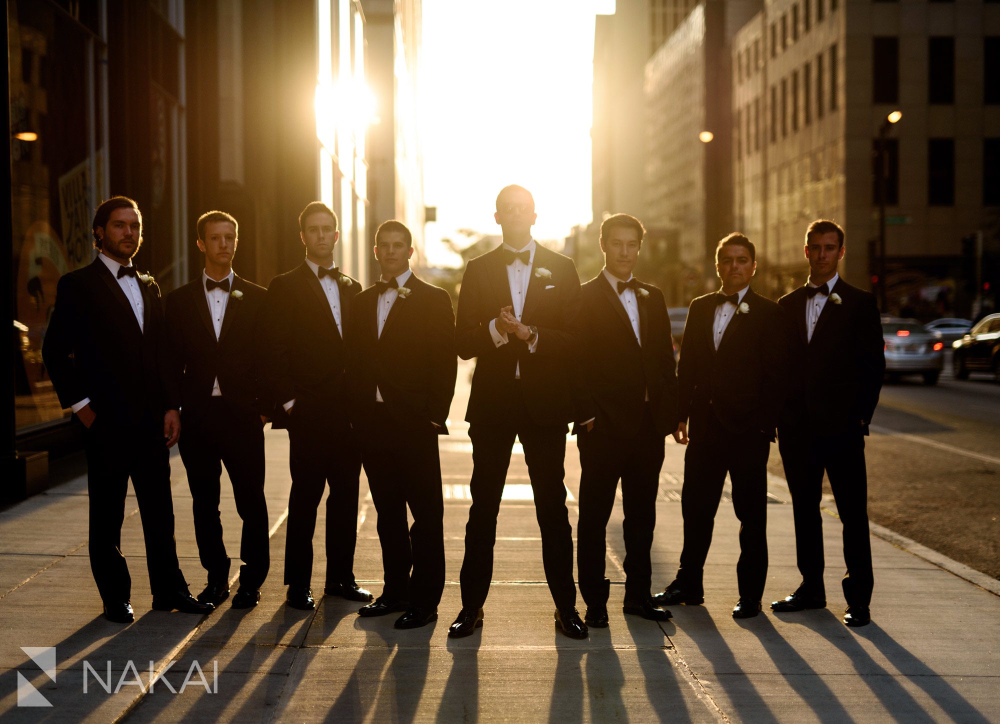 chicago Michigan avenue wedding photos