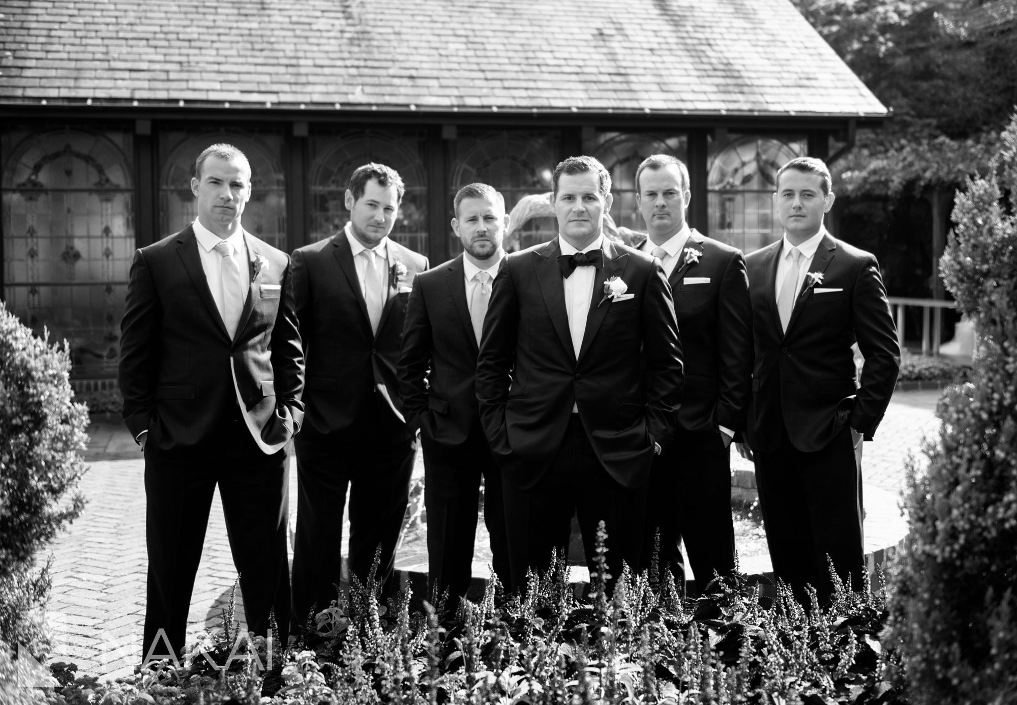 the American club Kohler wedding photos bridal party