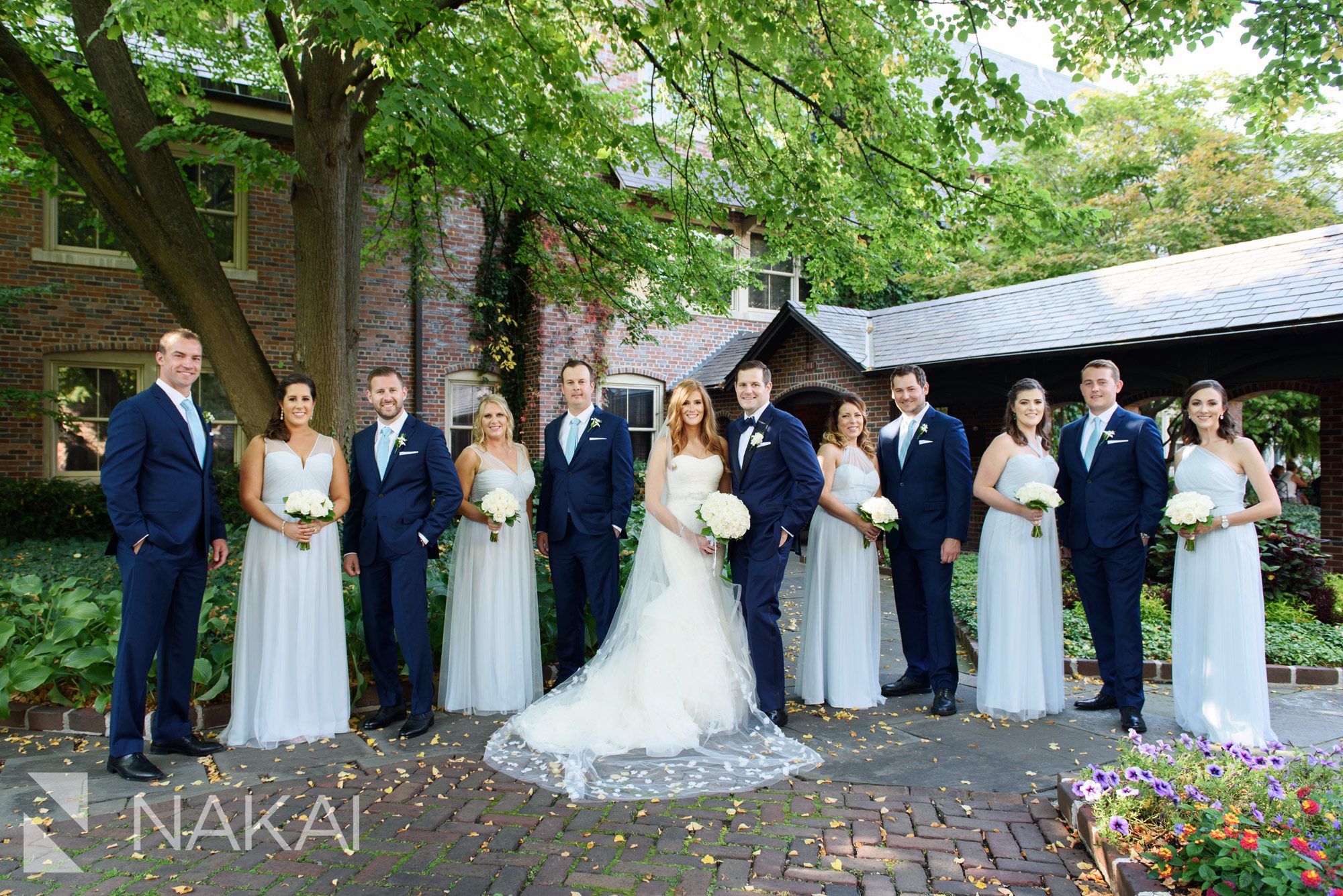 the American club Kohler wedding photos bridal party