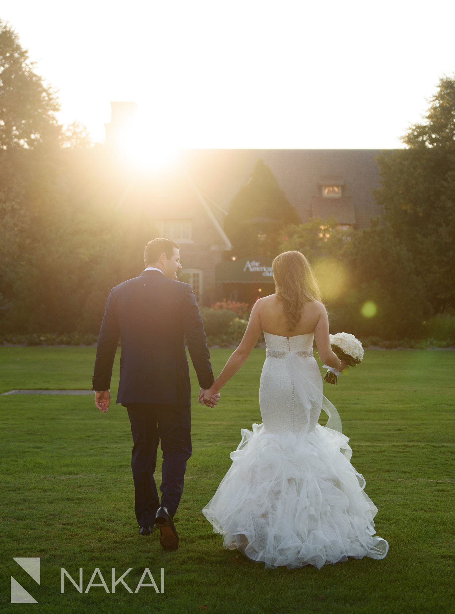 the American club Kohler wedding photos bride groom