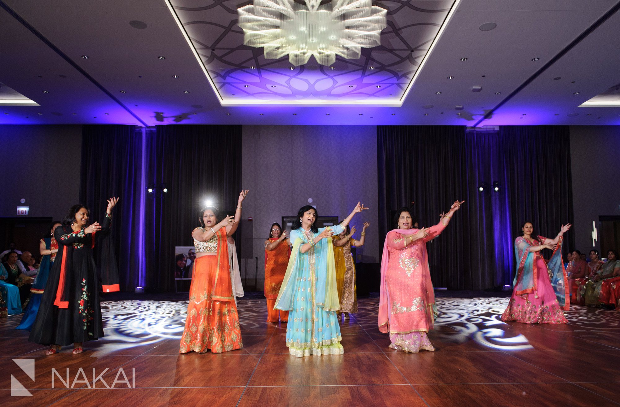 chicago loews sangeet indian wedding pictures 