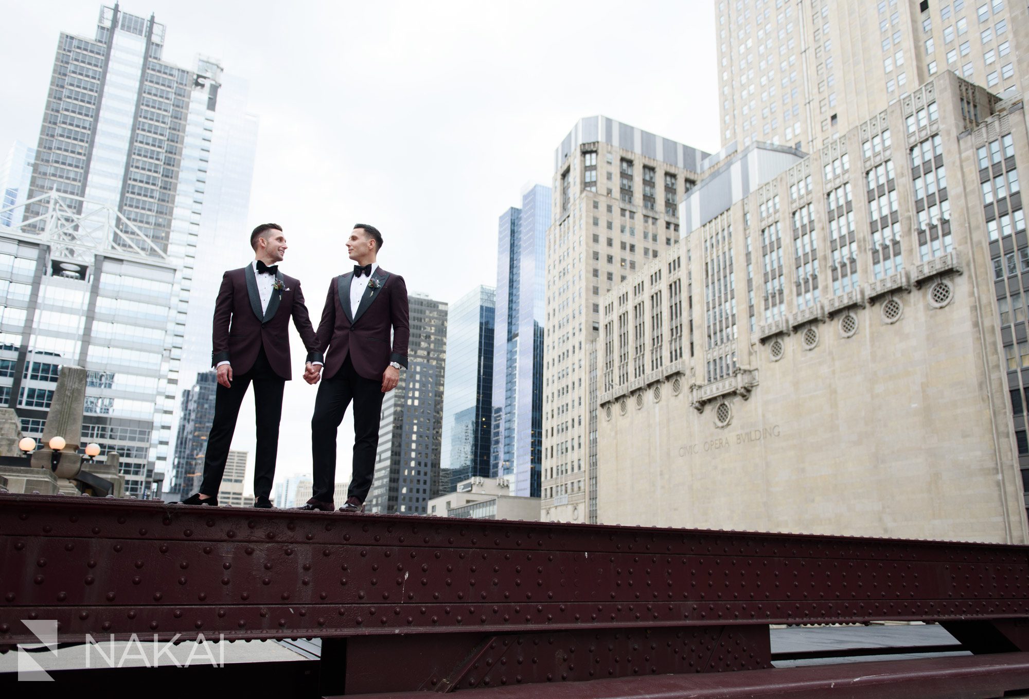 Chicago same sex wedding photos