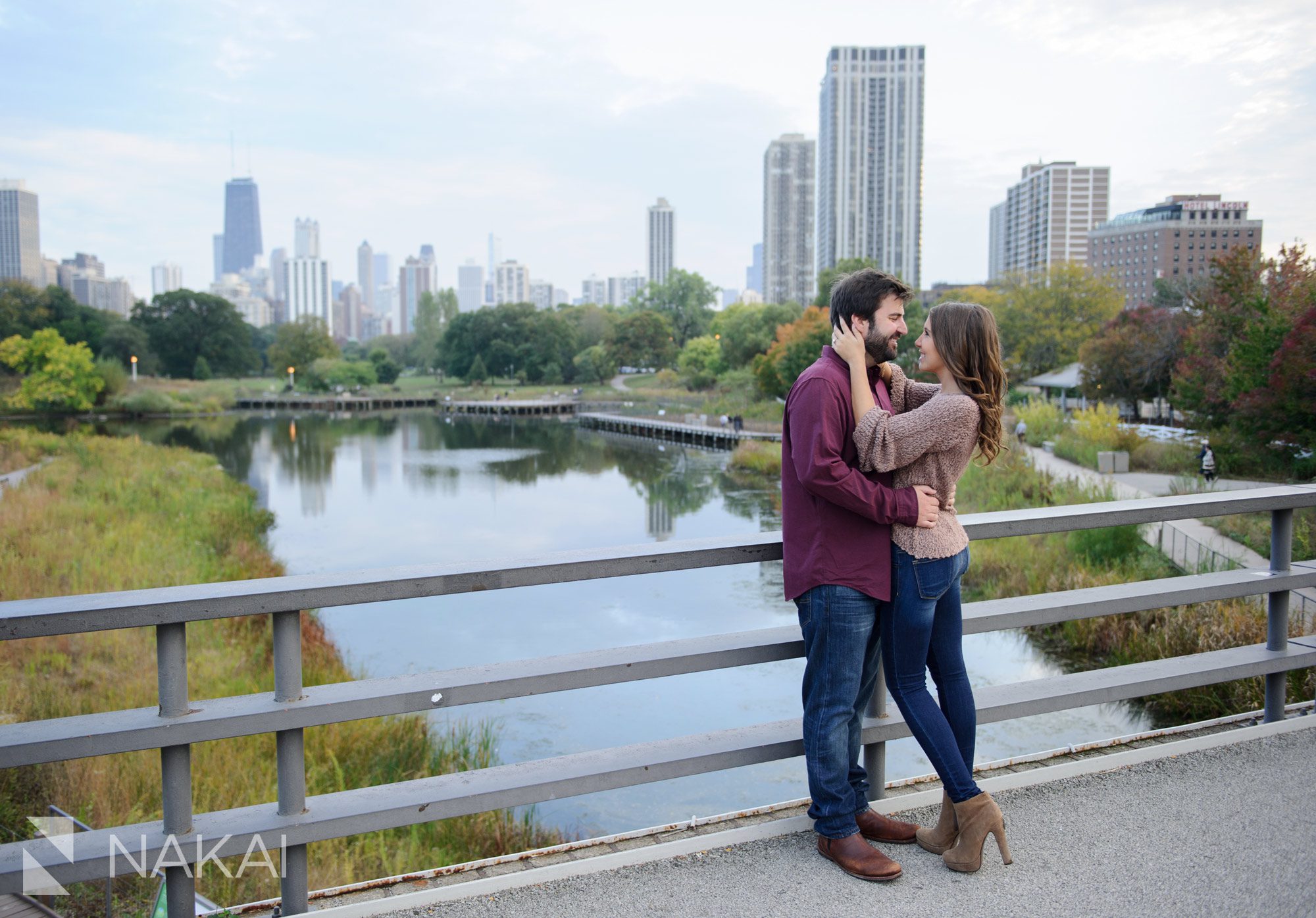 Lincoln park chicago engagement photos